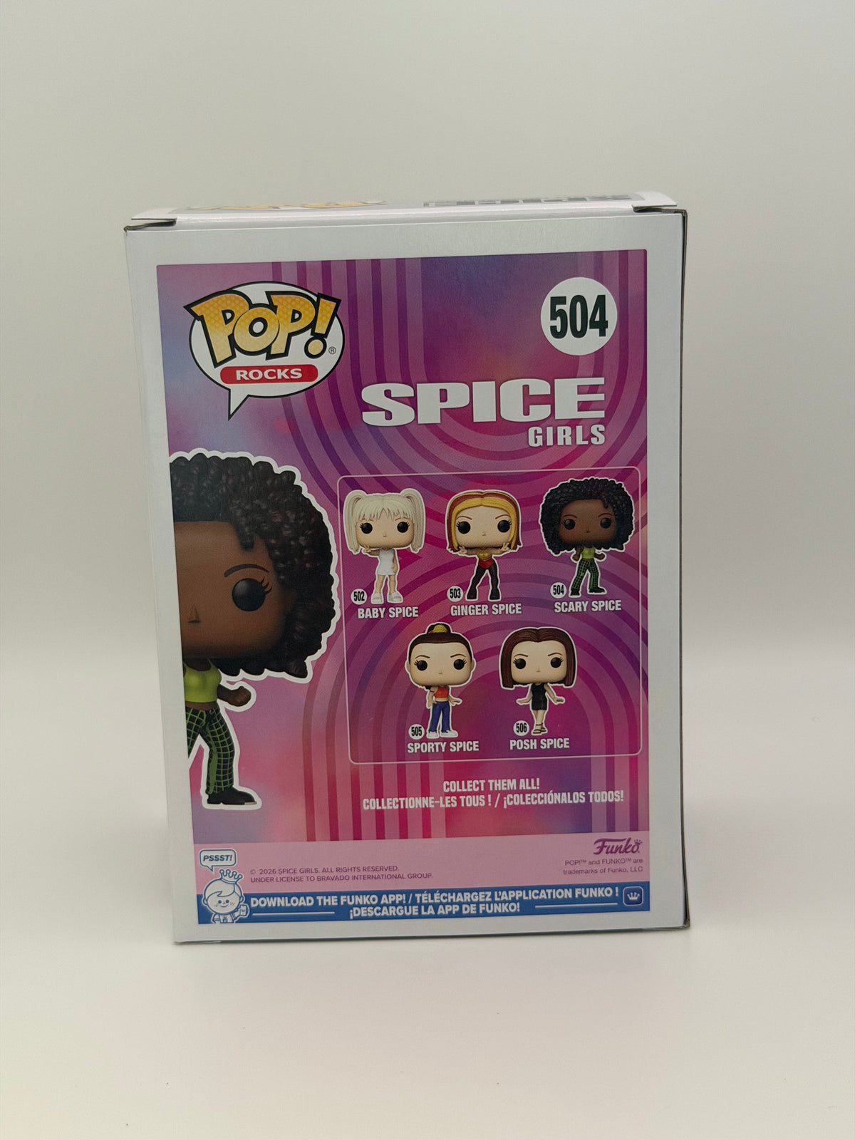 Funko Pop! Rocks Spice Girls Scary Spice Signed Mel B COA #504