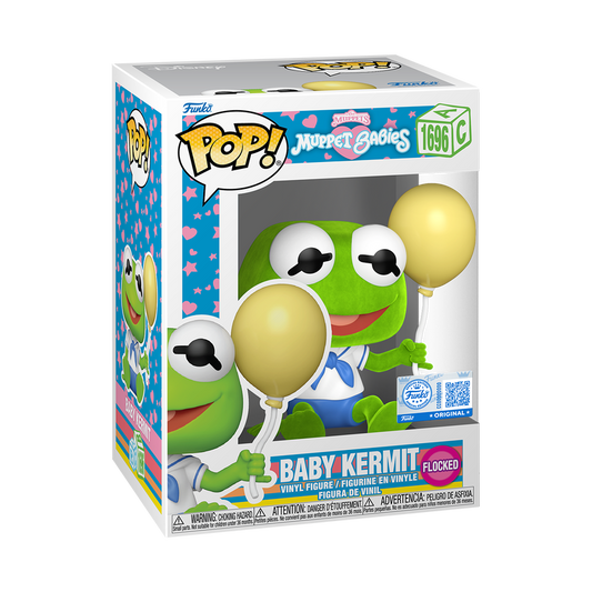 Funko Pop! Disney Muppets Baby Kermit #1696 Flocked Exclusive