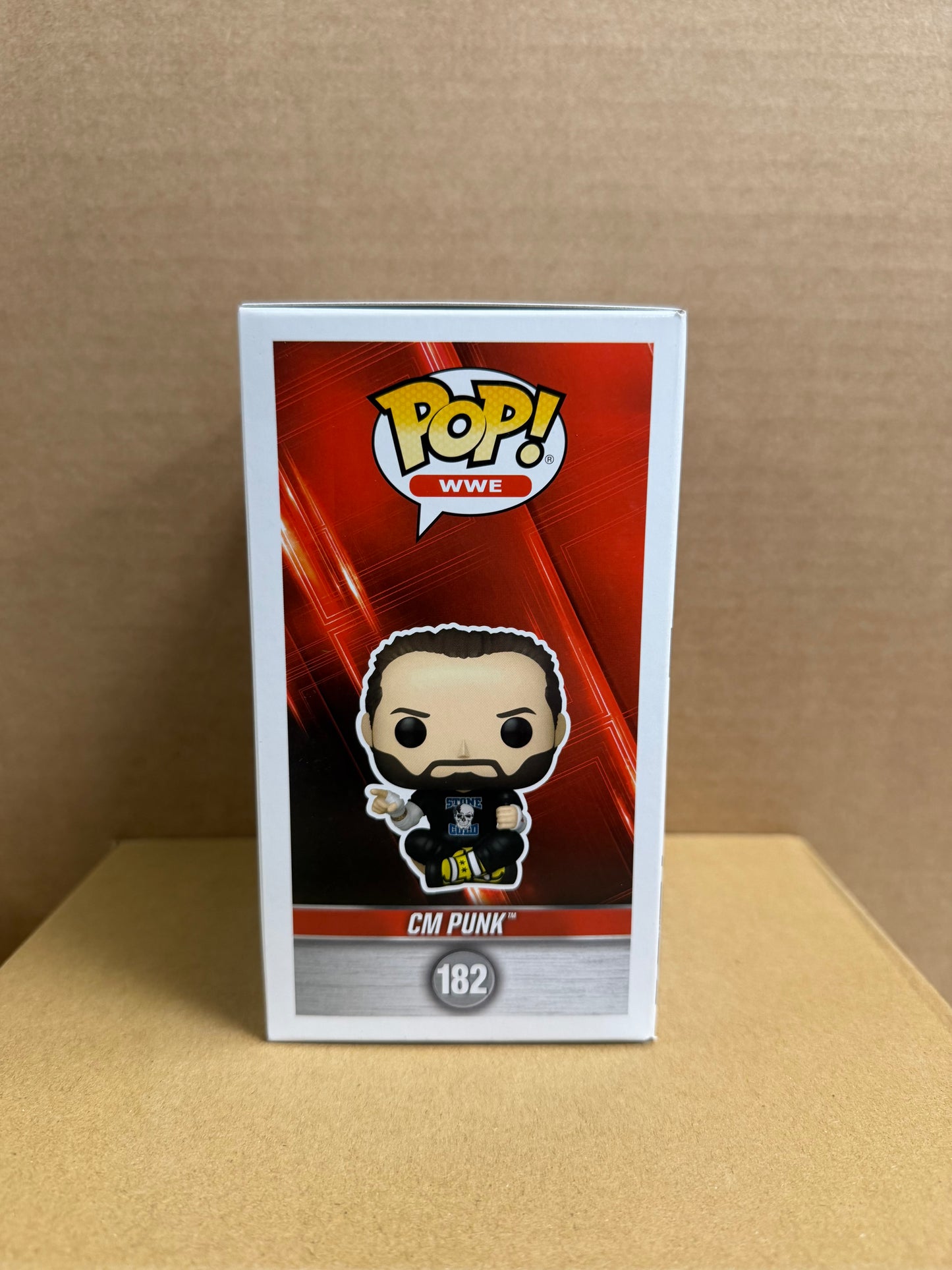 Funko Pop! WWE CM Punk Signed COA #182 WS