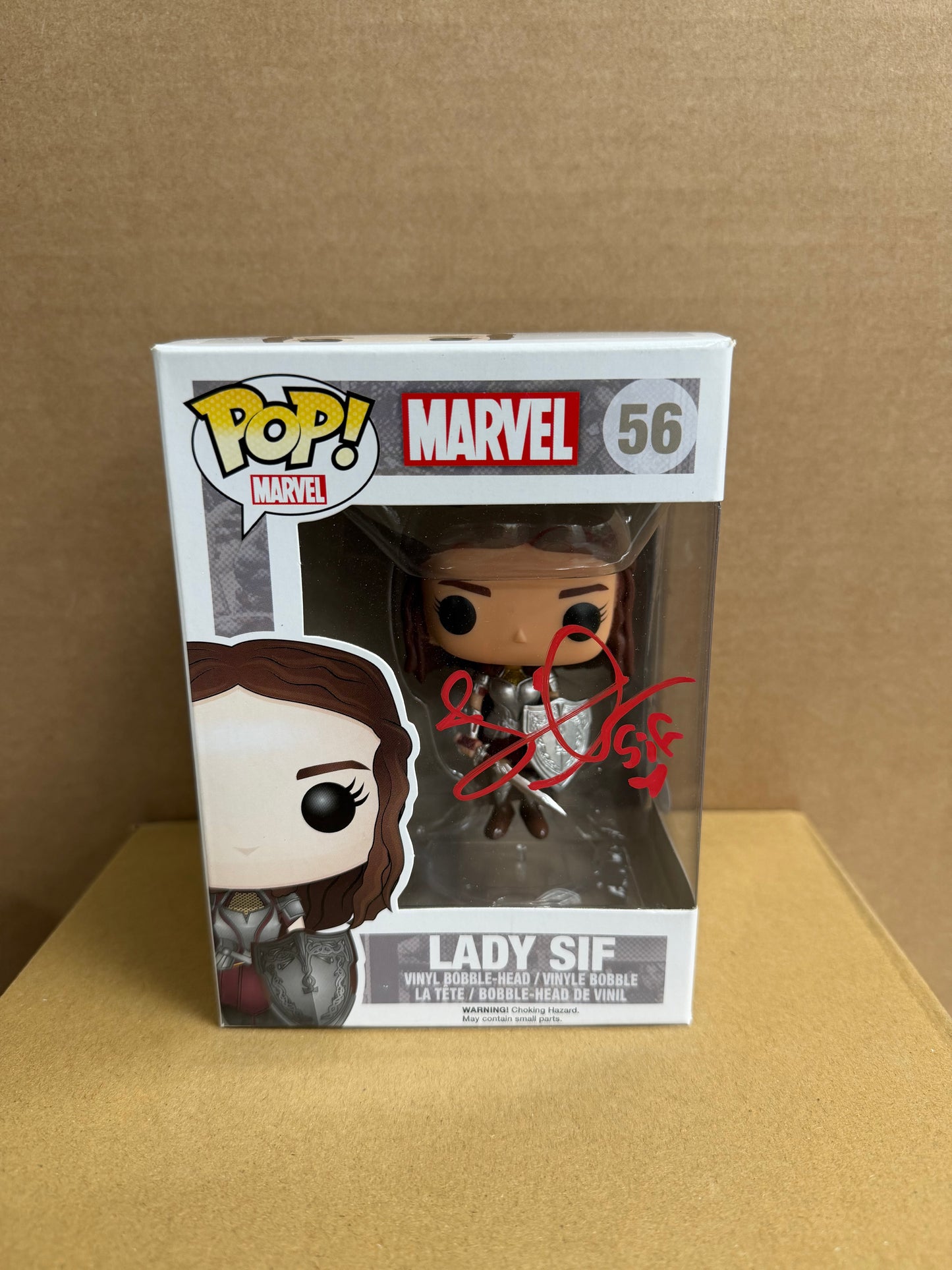 Funko Pop! Marvel Thor Lady Sif Signed Jaimie Alexander COA #56 WS
