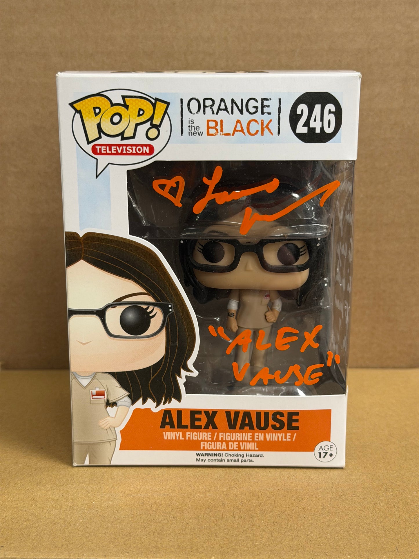 Funko Pop! Television Orange Is The New Black Alex Vause Signed Laura Prepon COA #246