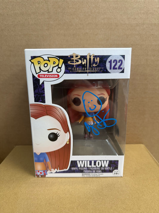 Funko Pop! Television Buffy The Vampire Slayer Willow Signed Alyson Hannigan #1729 WS