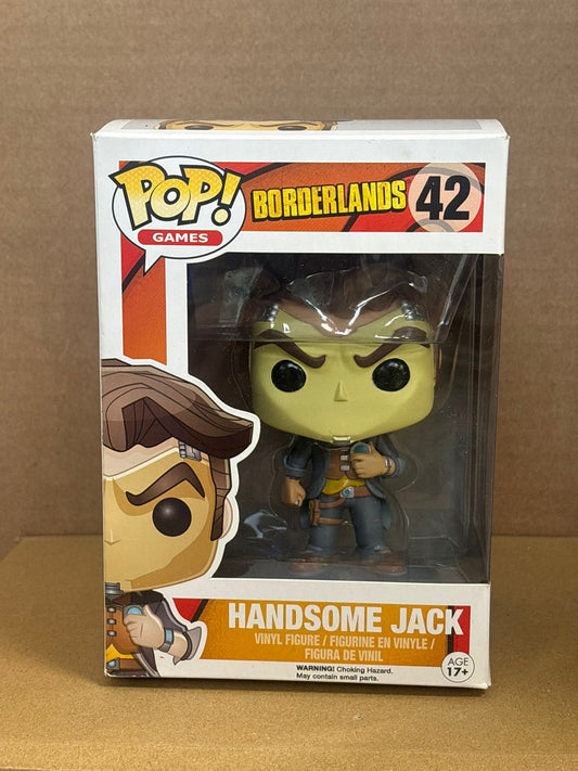 Funko Pop! Games Borderlands Handsome Jack #42 Free Protector