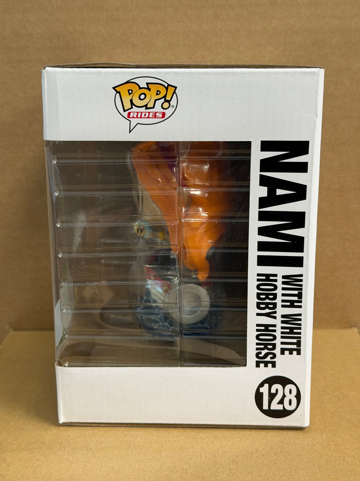 Funko Pop! Rides Anime One Piece Nami With White Hobby Horse #128 2025 Convention