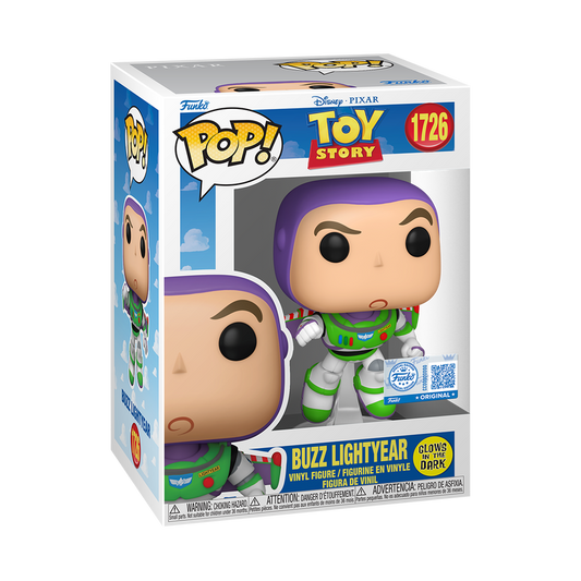 Funko Pop! Disney Toy Story Buzz Lightyear #1726 Glow Exclusive