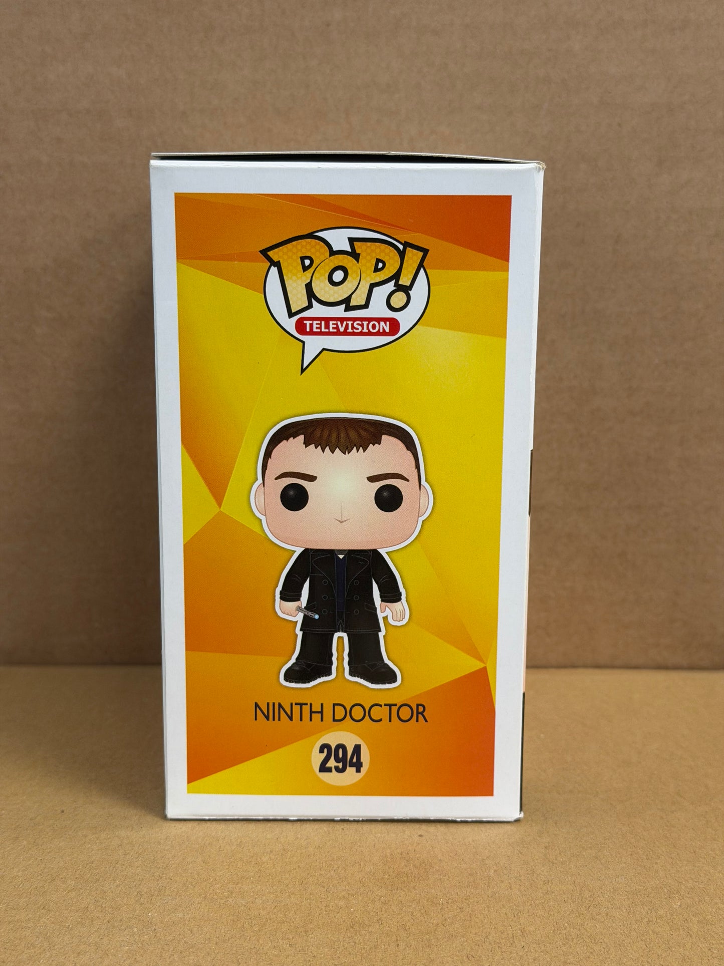 Funko Pop! Television Doctor Who Ninth Doctor Signed Christopher Eccleston COA #294