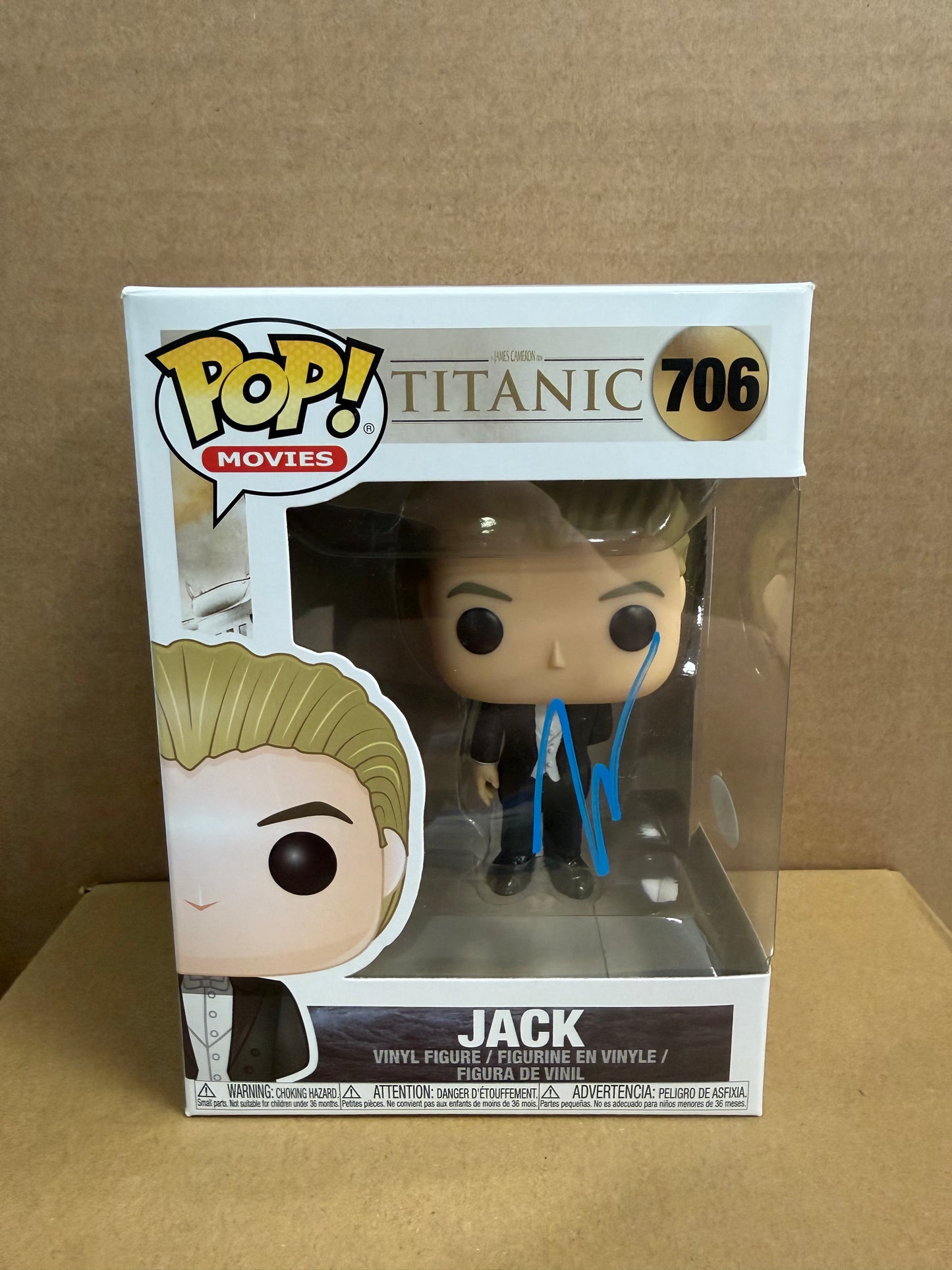 Funko Pop! Movies Titanic Jack Signed Leonardo Dicaprio #706 COA WS