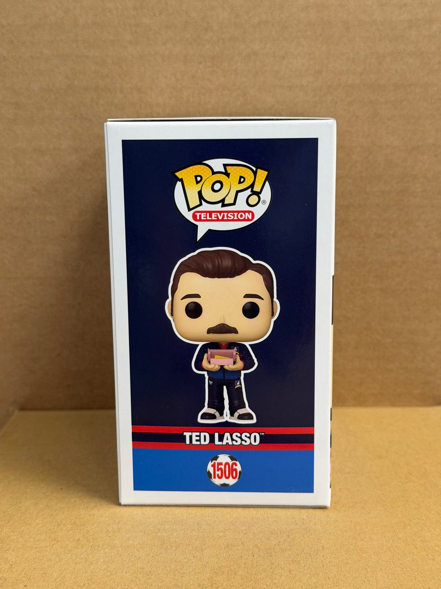 Funko Pop! Television Ted Lasso Signed Jason Sudeikis COA #1506 WS