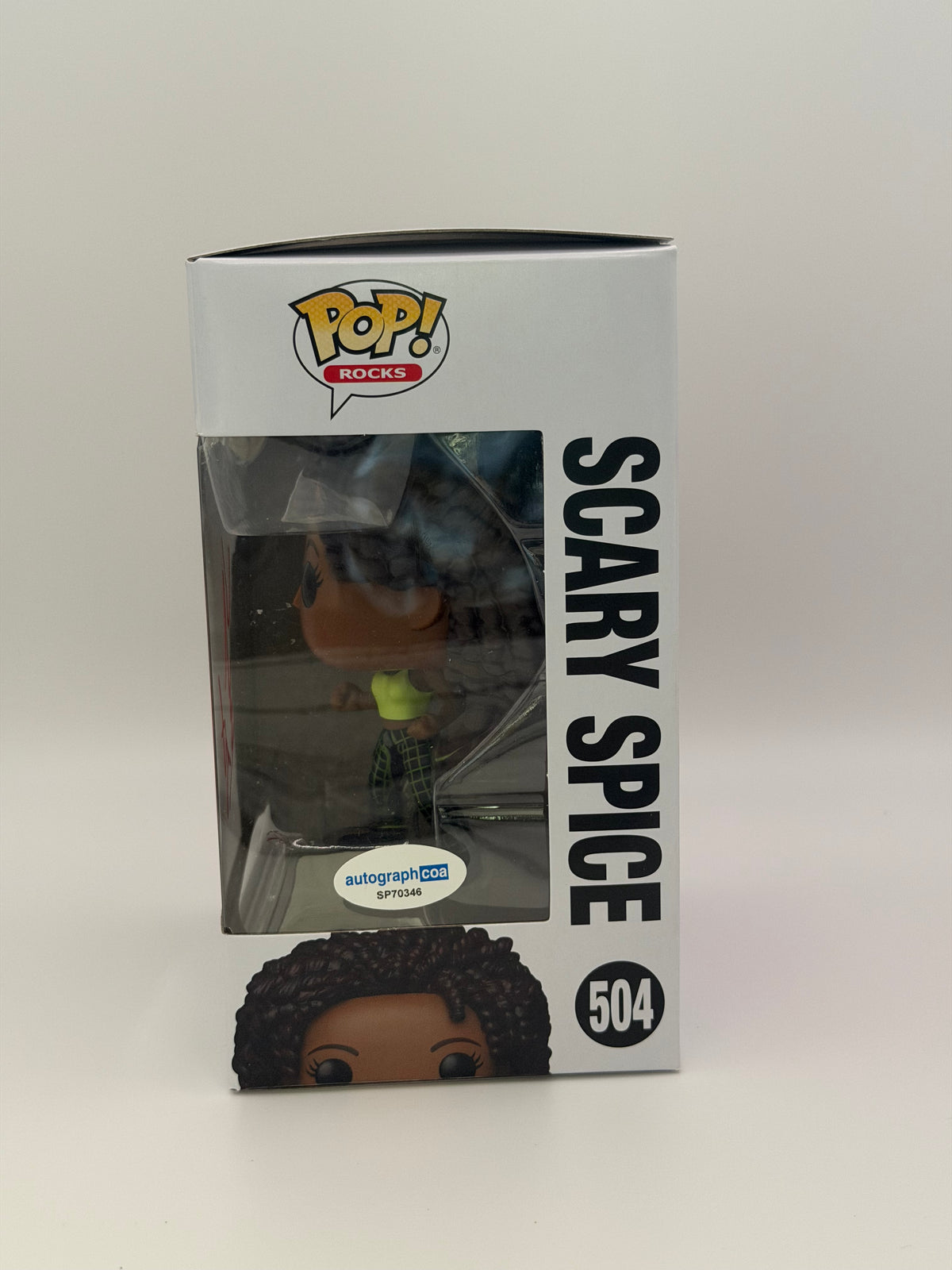 Funko Pop! Rocks Spice Girls Scary Spice Signed Mel B COA #504
