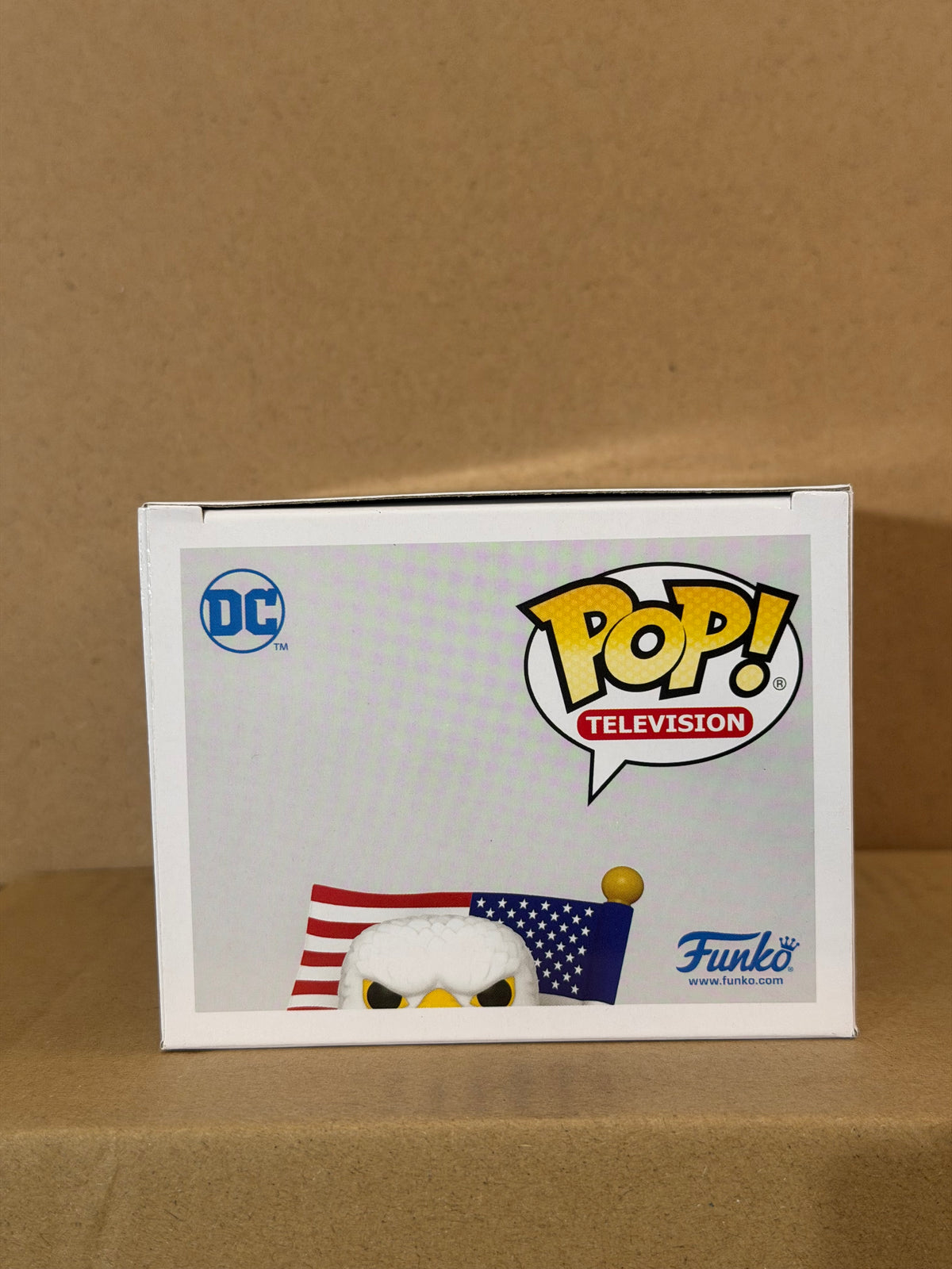 Funko Pop! Television Peacemaker Eagly Signed Dee Baker COA #1236