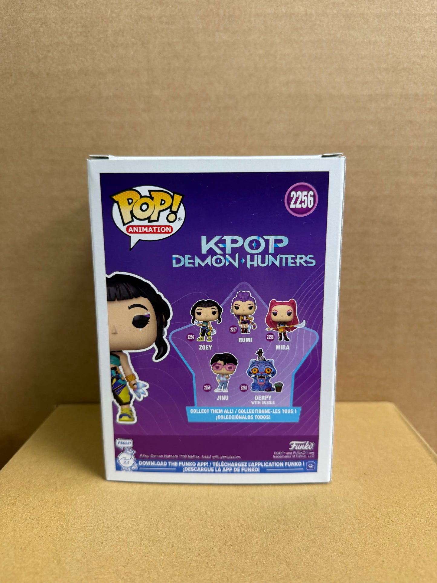 Funko Pop! Animation Kpop Demon Hunters Zoey Signed Rei Ami COA #2256