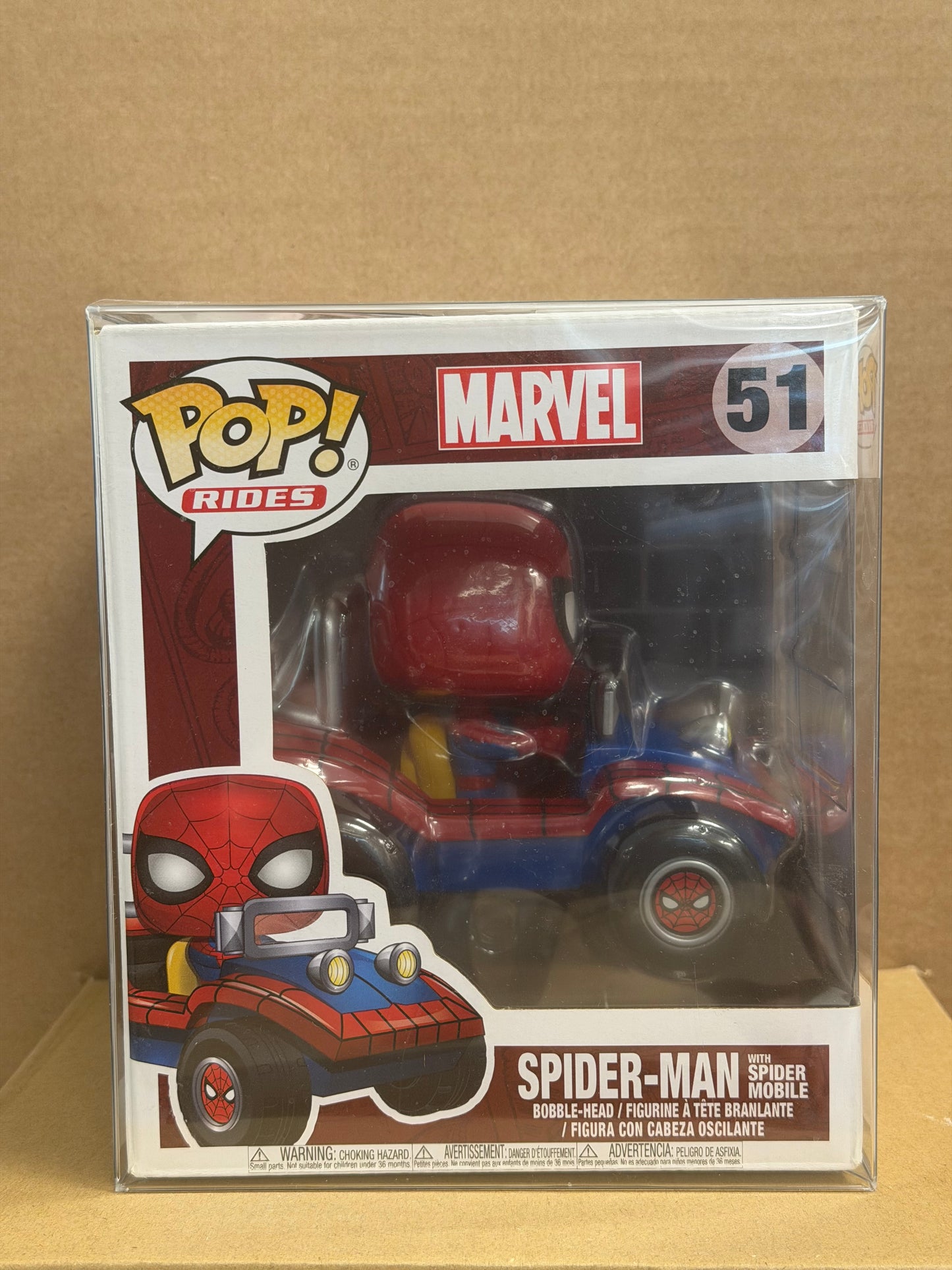 Funko Pop! Rides Marvel Spider-Man With Spider Mobile #51