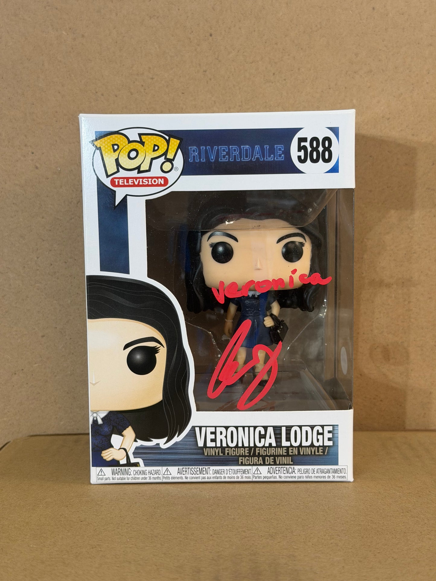 Funko Pop! Television Riverdale Veronica Lodge Signed Camilla Mendez COA #588