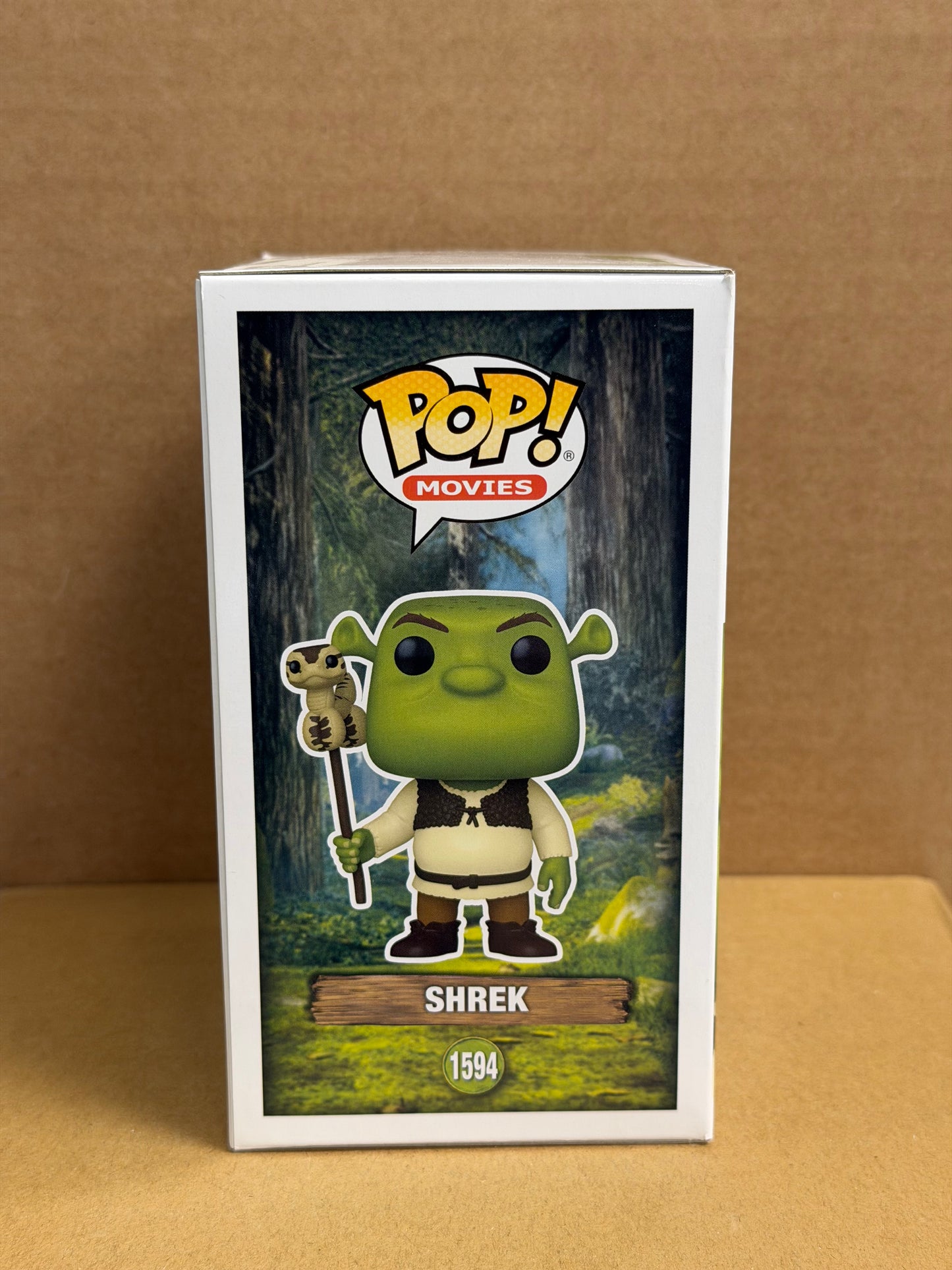 Funko Pop! Movies Shrek Signed Michael Myers COA #1594 WS