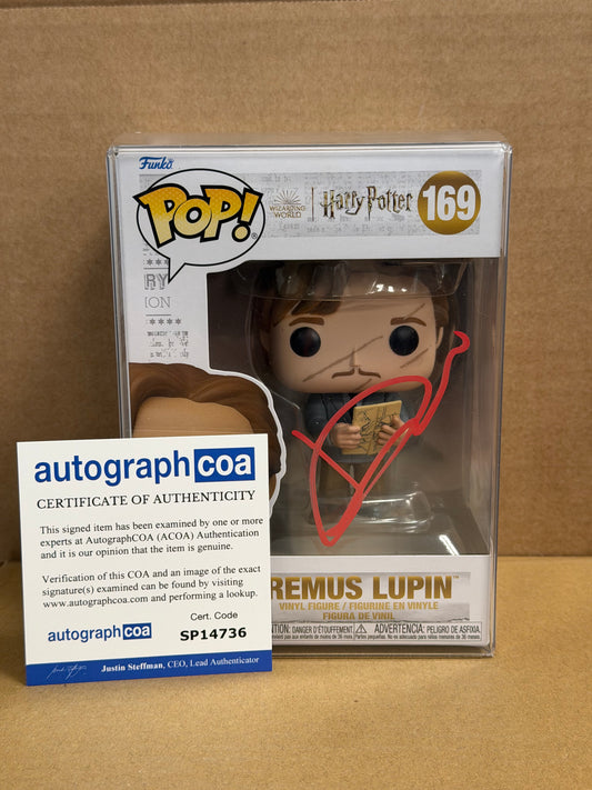 Funko Pop! Harry Potter Remus Lupin Signed David Thewlis COA #169