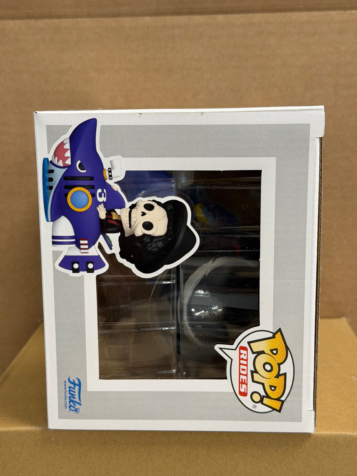 Funko Pop! Rides Anime One Piece Brook W/ Shark Submerge #141 NYCC Exclusive