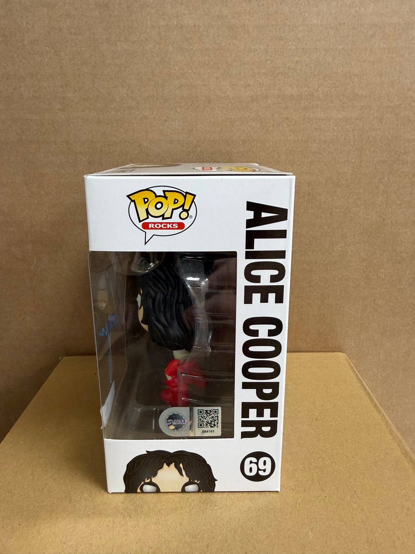 Funko Pop! Rocks Alice Cooper Signed COA #69 WS