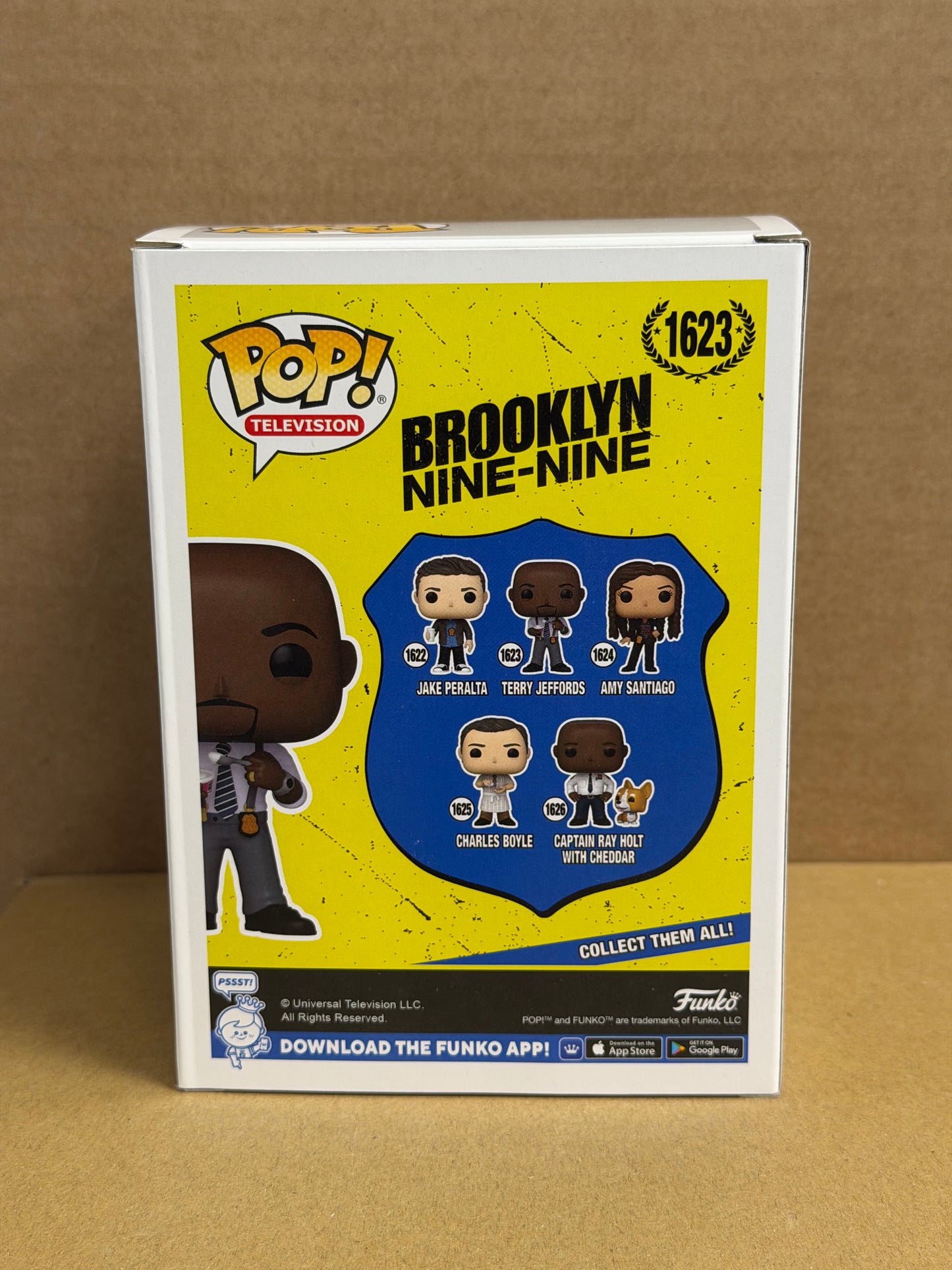 Funko Pop! Television Brooklyn Nine Nine Terry Jeffords Signed Terry Crews #1623 WS