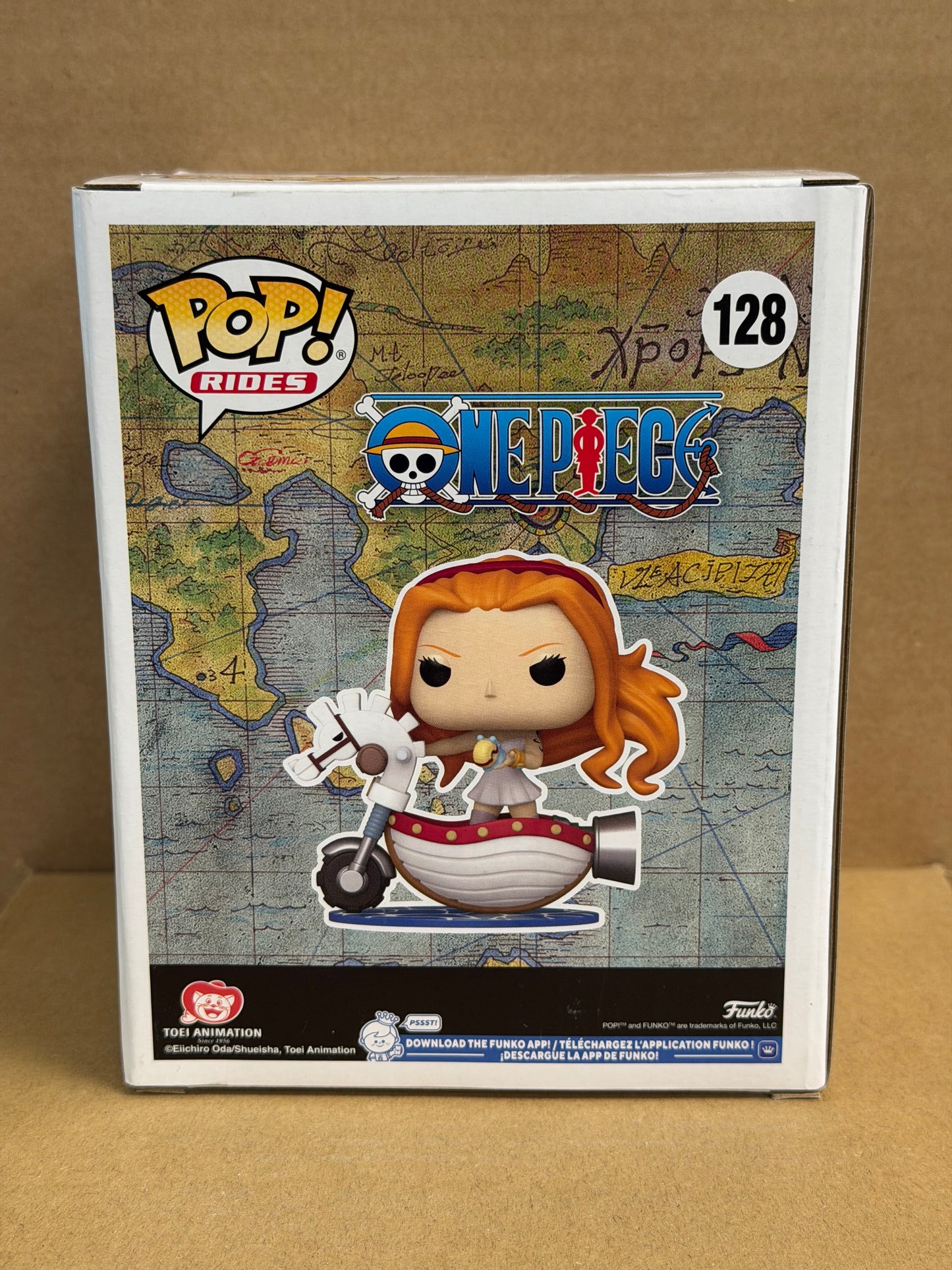 Funko Pop! Rides Anime One Piece Nami With White Hobby Horse #128 2025 Convention