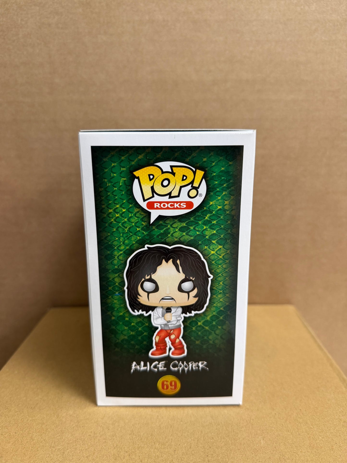 Funko Pop! Rocks Alice Cooper Signed COA #69 WS