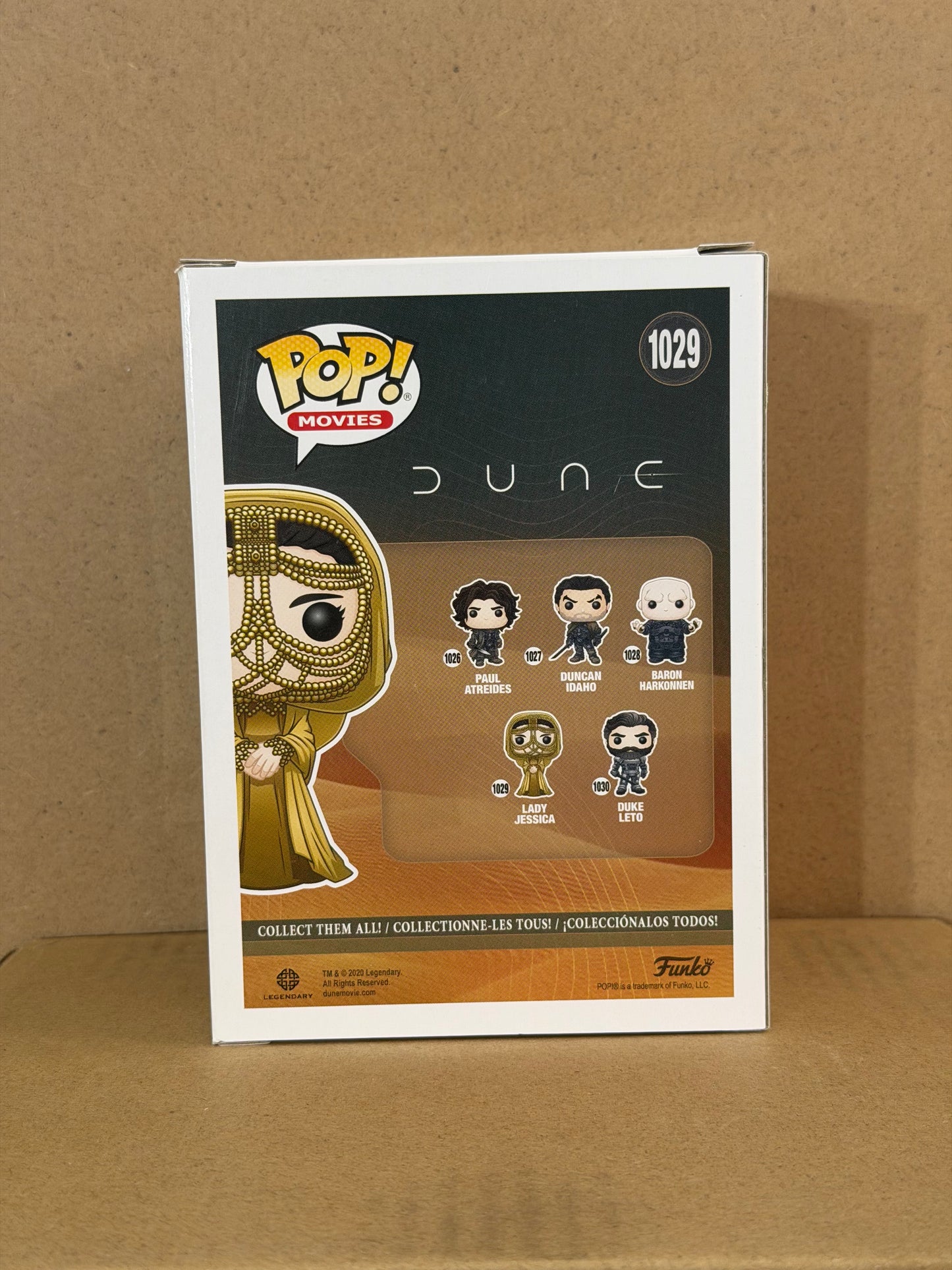 Funko Pop! Movies Dune Lady Jessica Signed Rebecca Ferguson COA #1029
