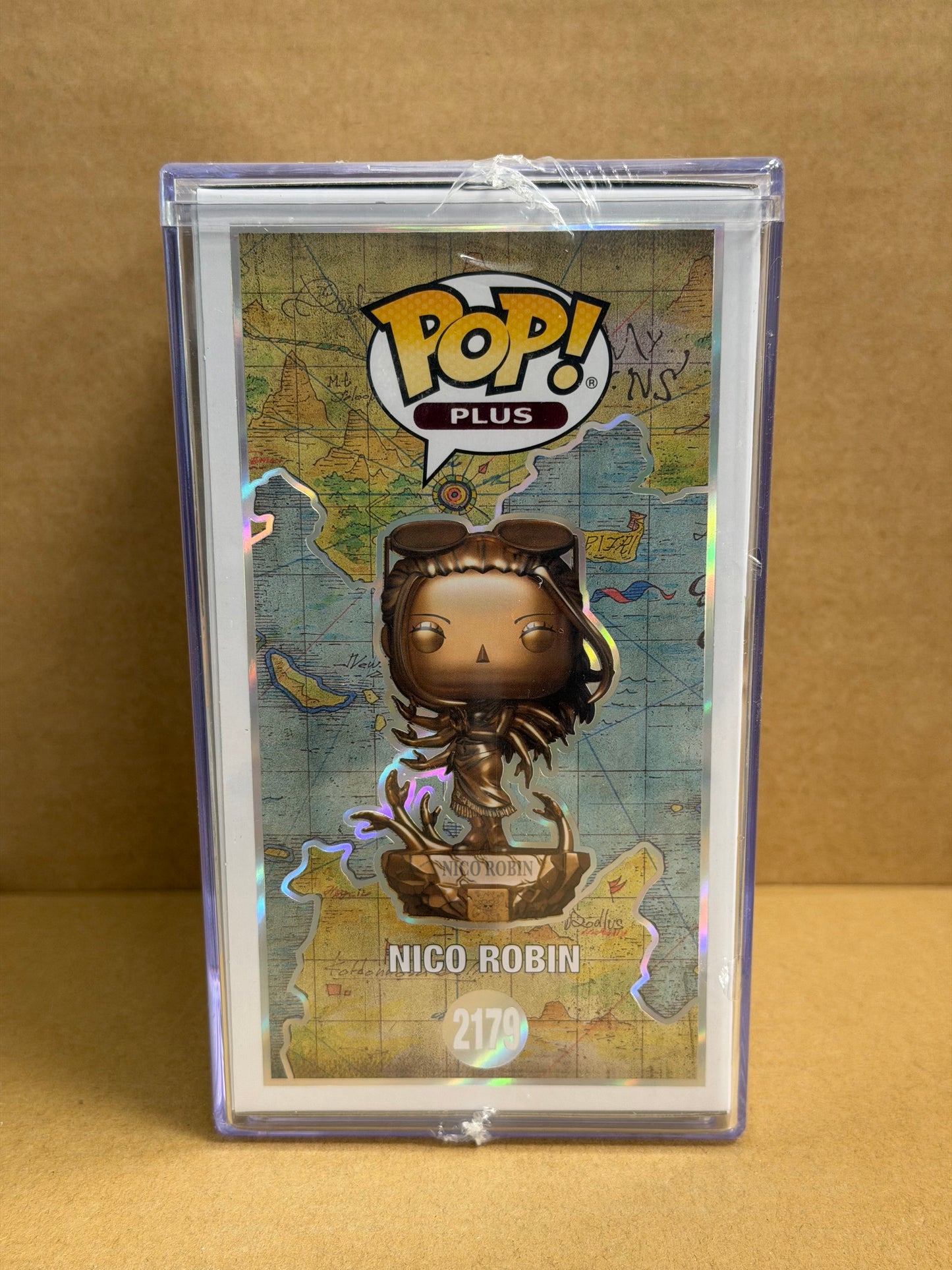 Funko Pop! Anime One Piece Nico Robin Bronze Statue #2179 Exclusive Hardstack Sealed