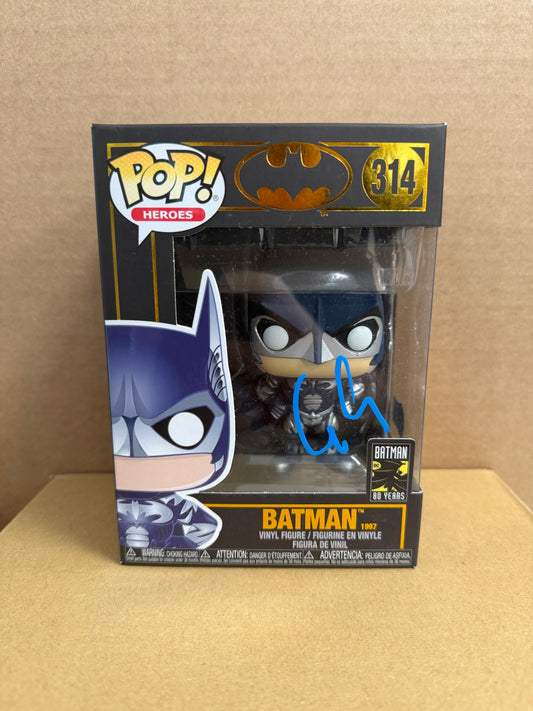 Funko Pop! DC! Batman #314 Signed By George Clooney COA WS