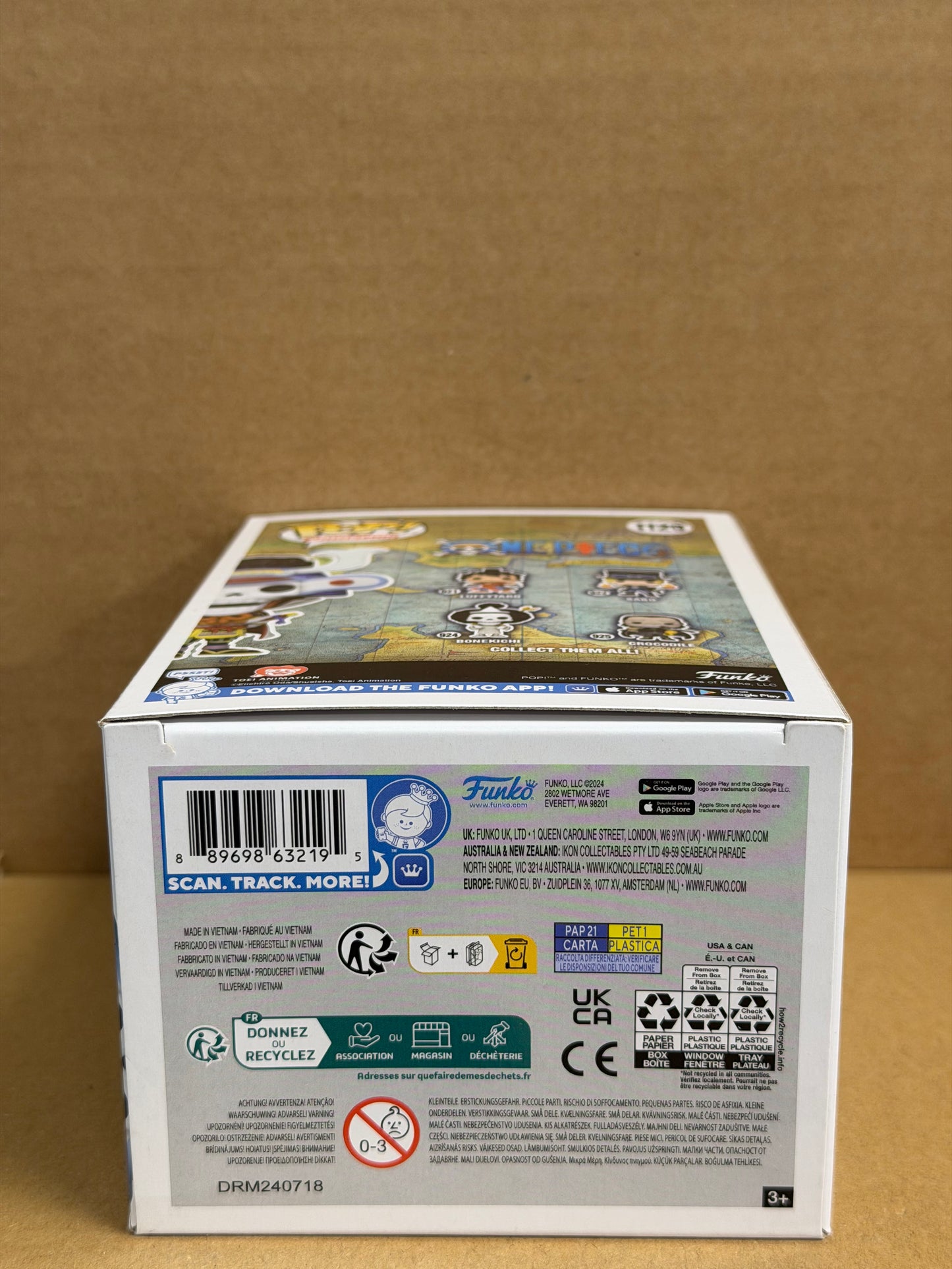 Funko Pop! Anime One Piece Samurai Brook #1129 Exclusive Free Protector