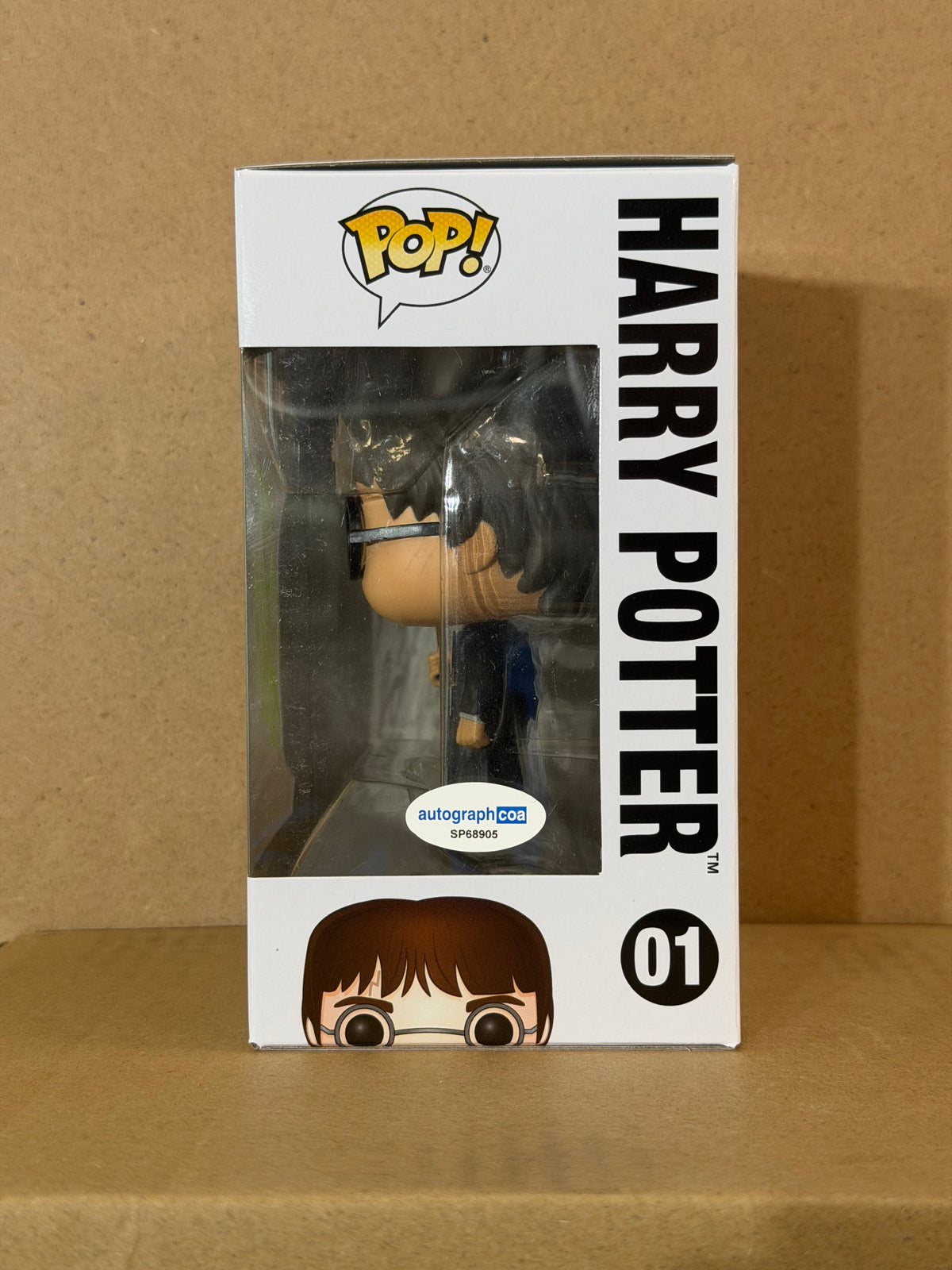 Funko Pop! Harry Potter Signed Daniel Radcliffe COA #01 Free Magnetic Stack