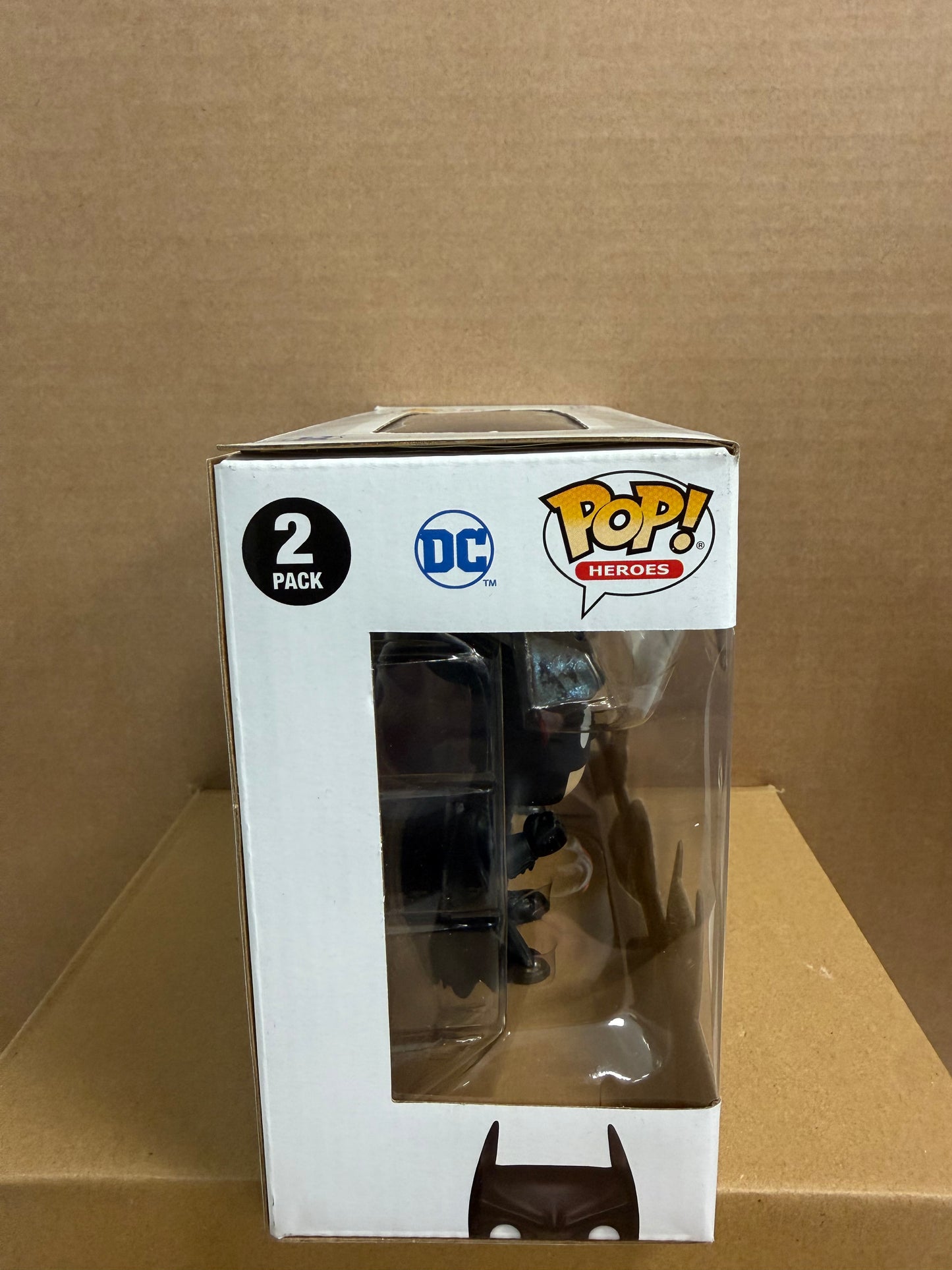 Funko Pop! Dc! Batman & The Joker 2  Pack GameStop Exclusive Protector