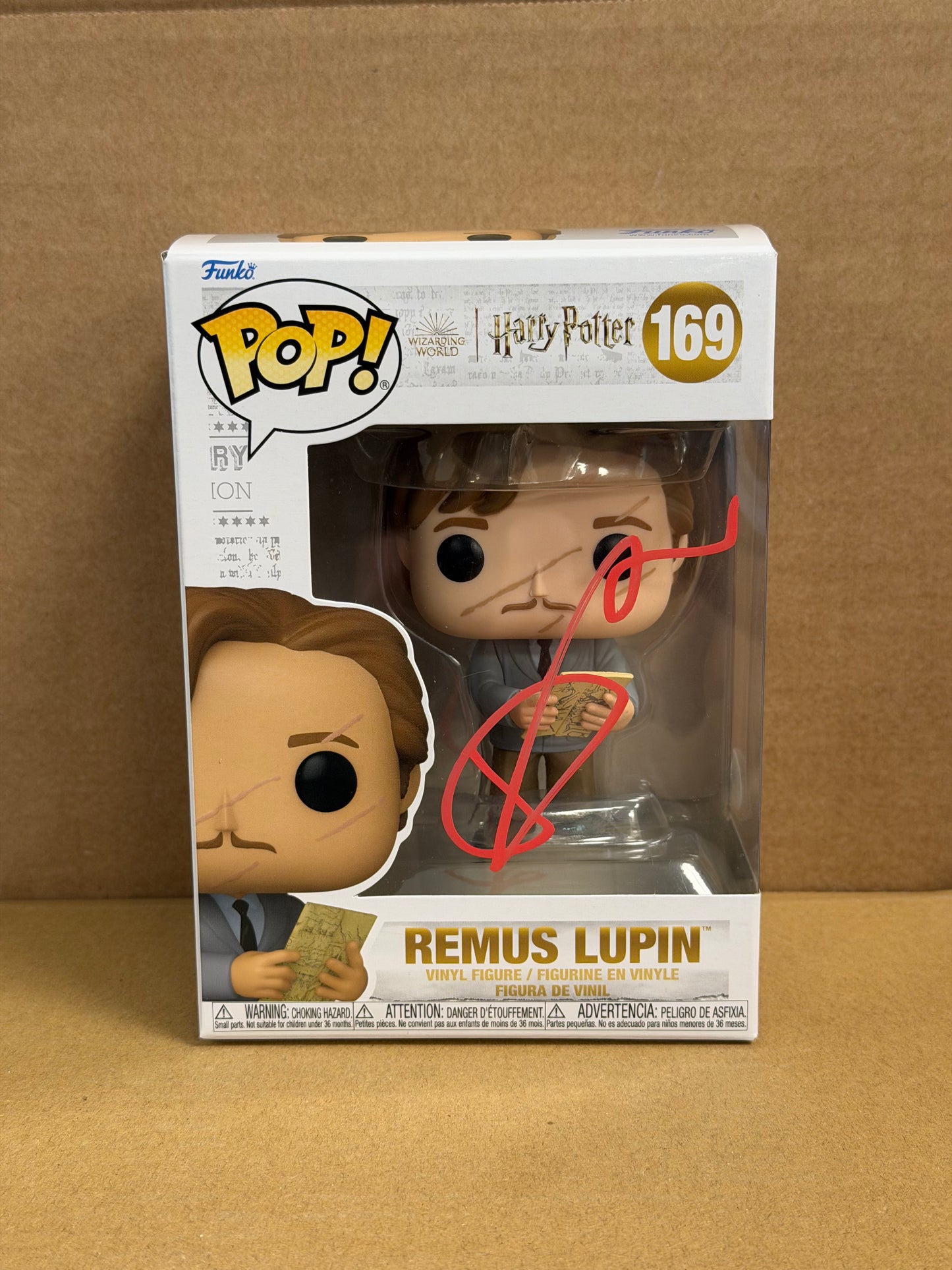 Funko Pop! Harry Potter Remus Lupin Signed David Thewlis COA #169