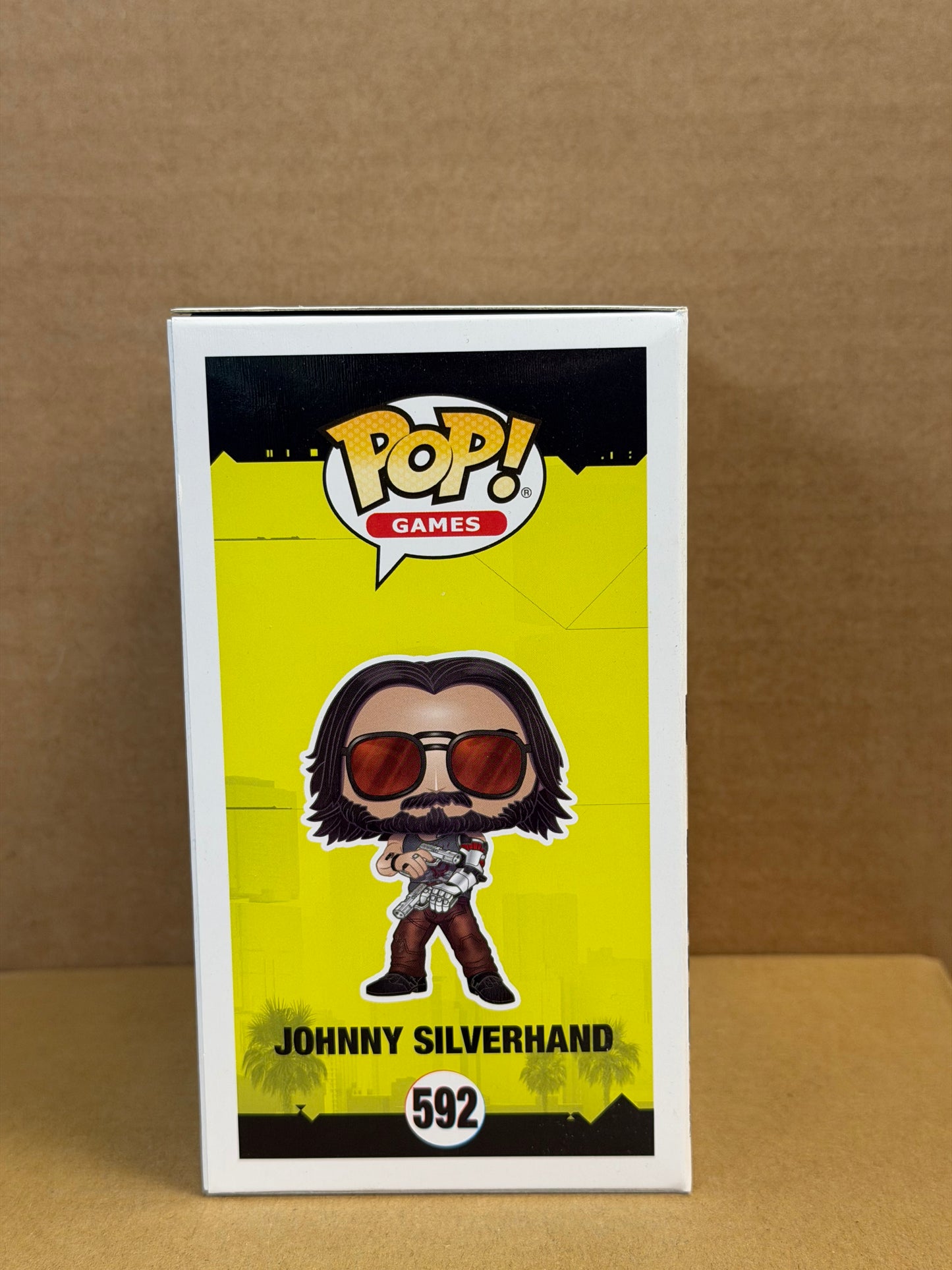 Funko Pop! Games Cyberpunk Johnny Silverhand #592 Glow Special Edition
