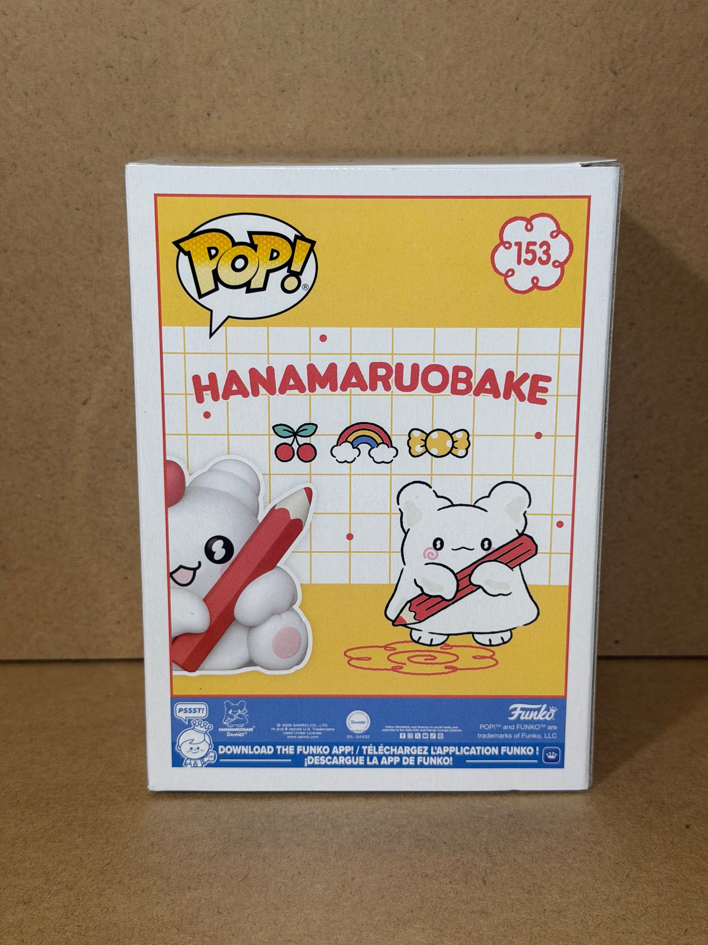 Funko Pop! Sanrio Hanamaruobake #153 Exclusive 2026 SDCC Free Protector