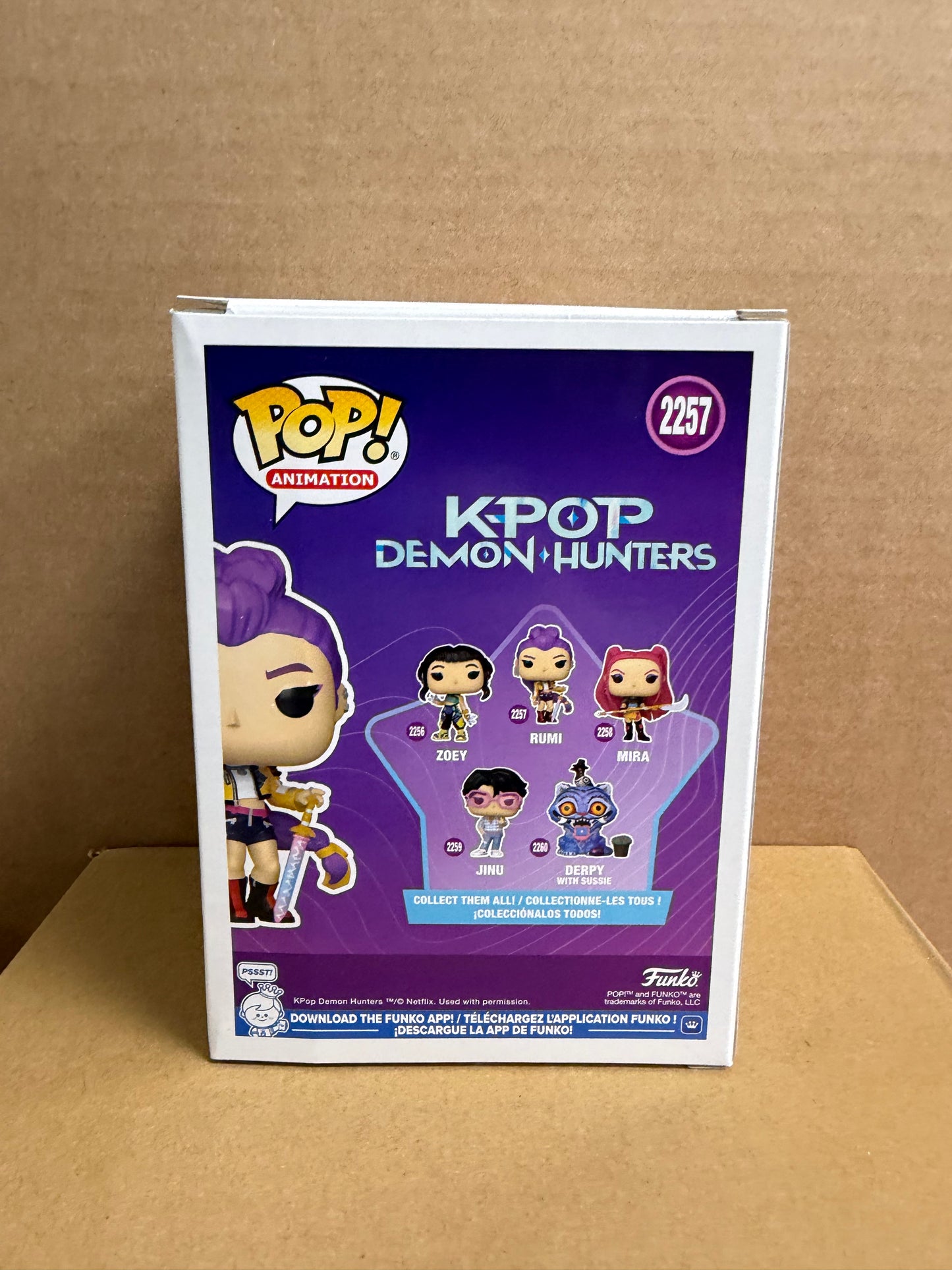 Funko Pop! Animation Kpop Demon Hunters Rumi Signed Arden Cho #2257
