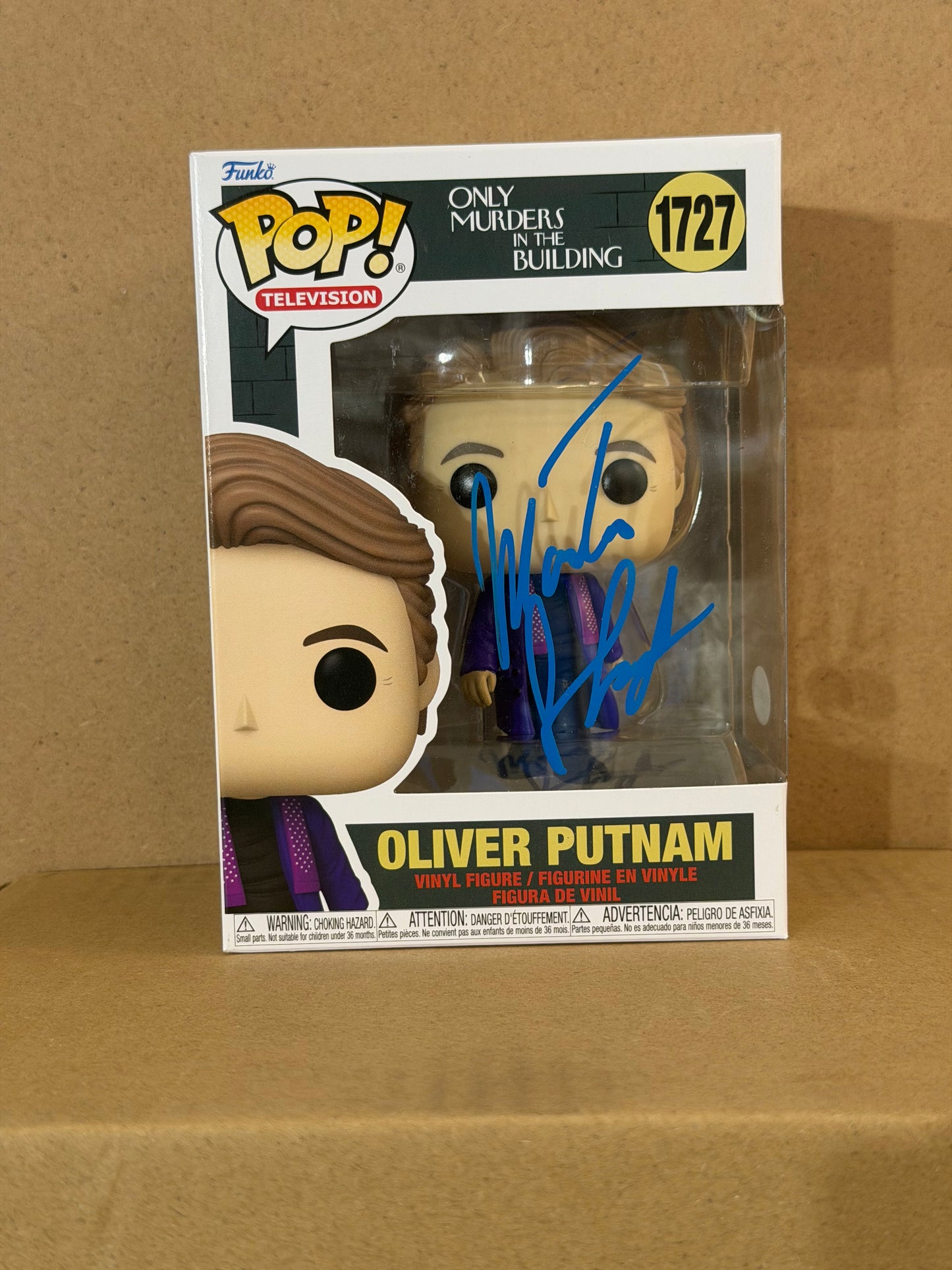 Funko Pop! Television Only Murders In The Building Oliver Putnam Signed Martin Short COA #1727