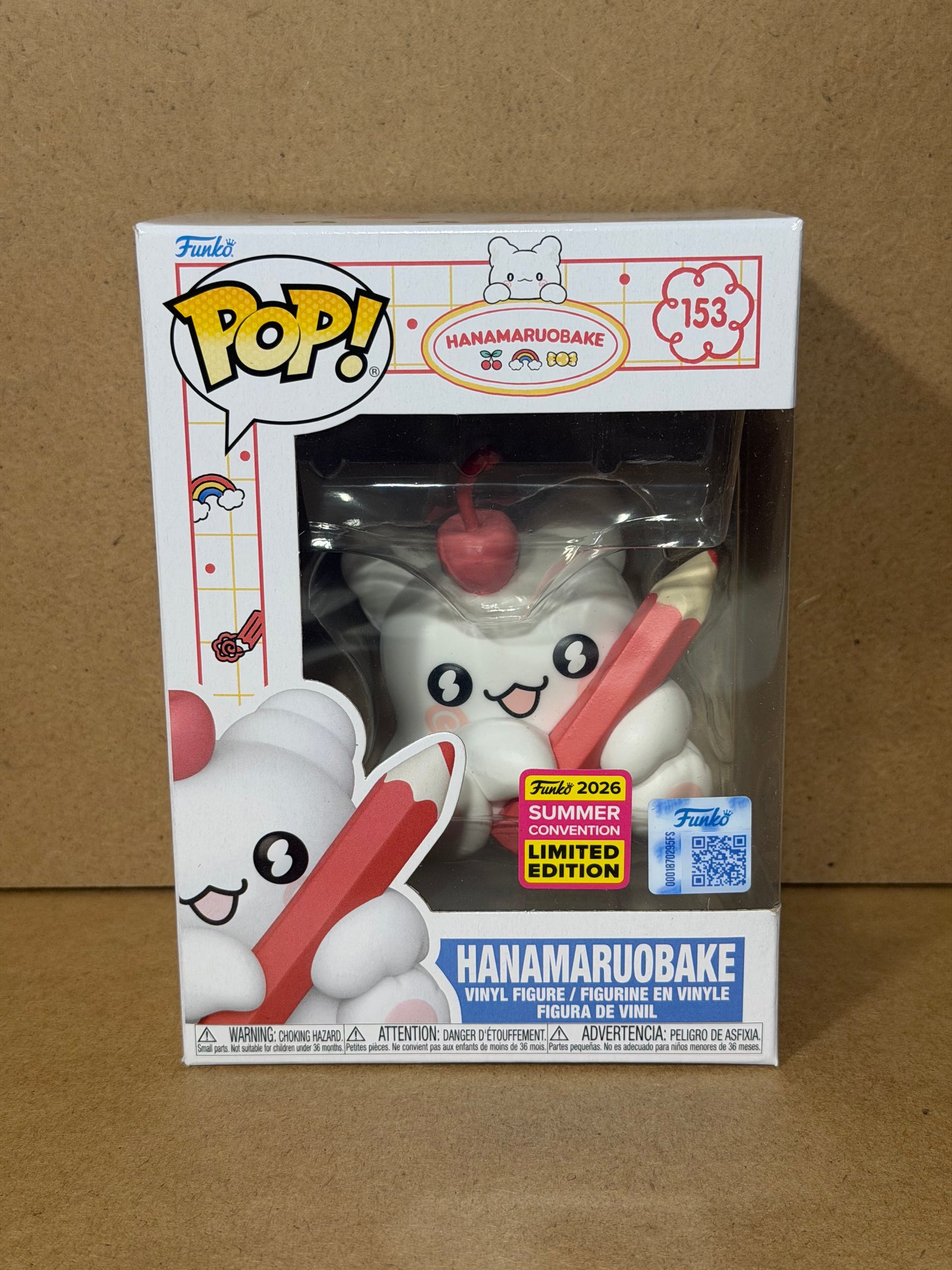 Funko Pop! Sanrio Hanamaruobake #153 Exclusive 2026 SDCC Free Protector