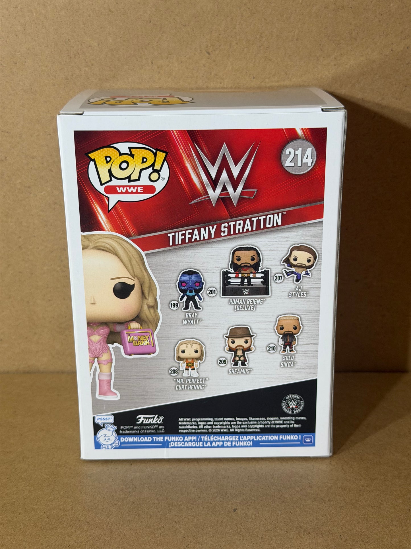 Funko Pop! WWE Tiffany Stratton Signed COA #214 Free Protector