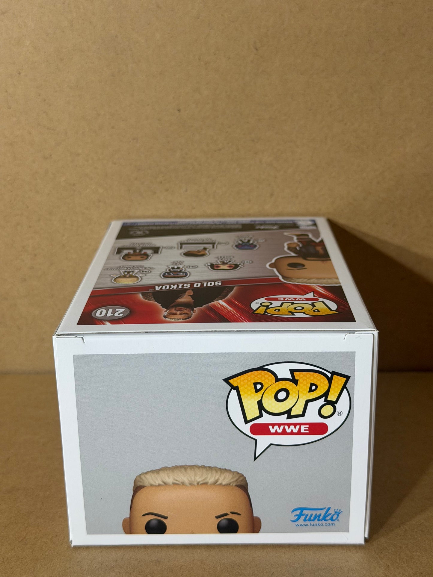 Funko Pop! WWE Solo Sikoa Signed COA #210 Free Funko