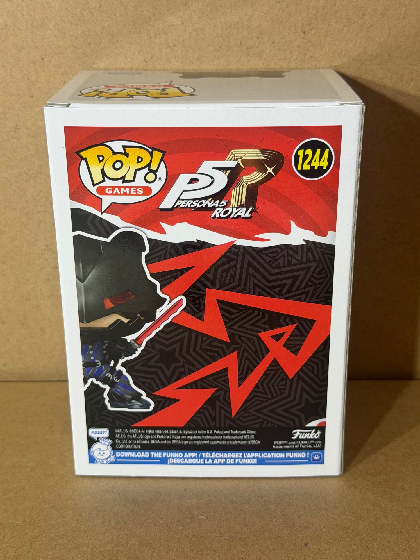 Funko Pop! Games Persona 5 Loki #1244 2026 SDCC Exclusive Free Protector