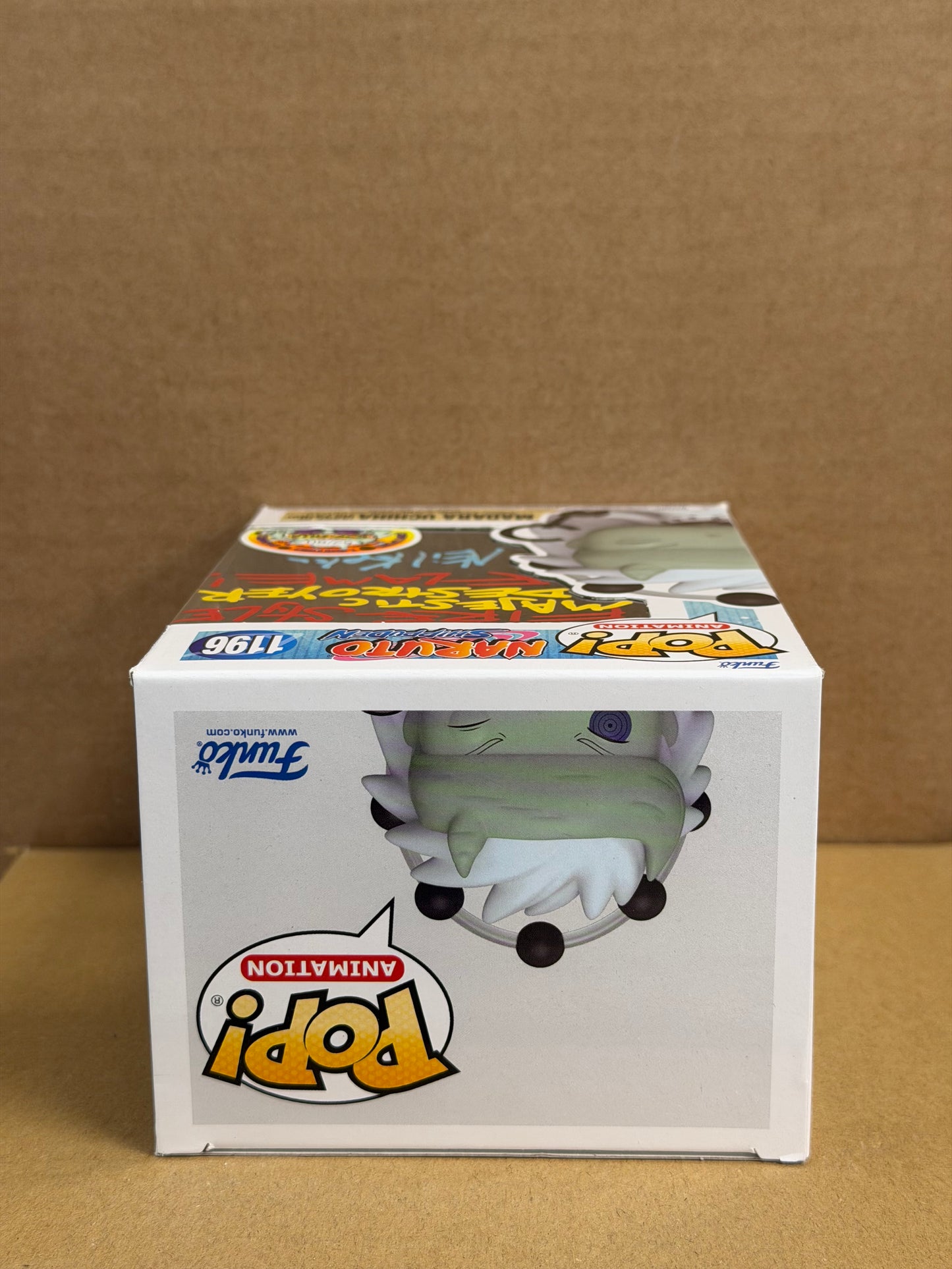 Funko Pop! Anime Naruto Shippiden Madara Uchiha Signed Neil Kaplan COA #1196