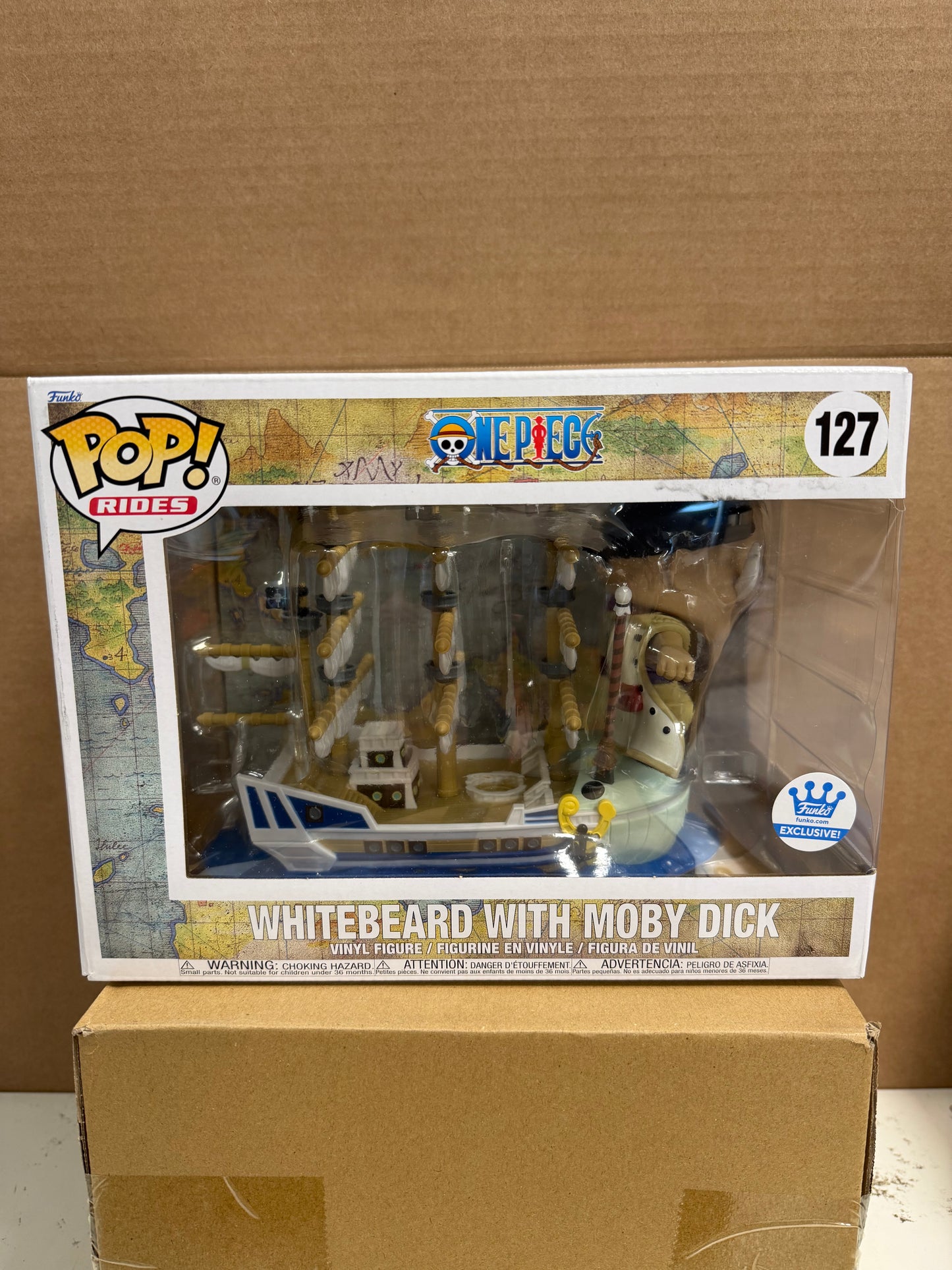 Funko Pop! Rides Anime One Piece Whitebeard With Moby Dick #127 Exclusive