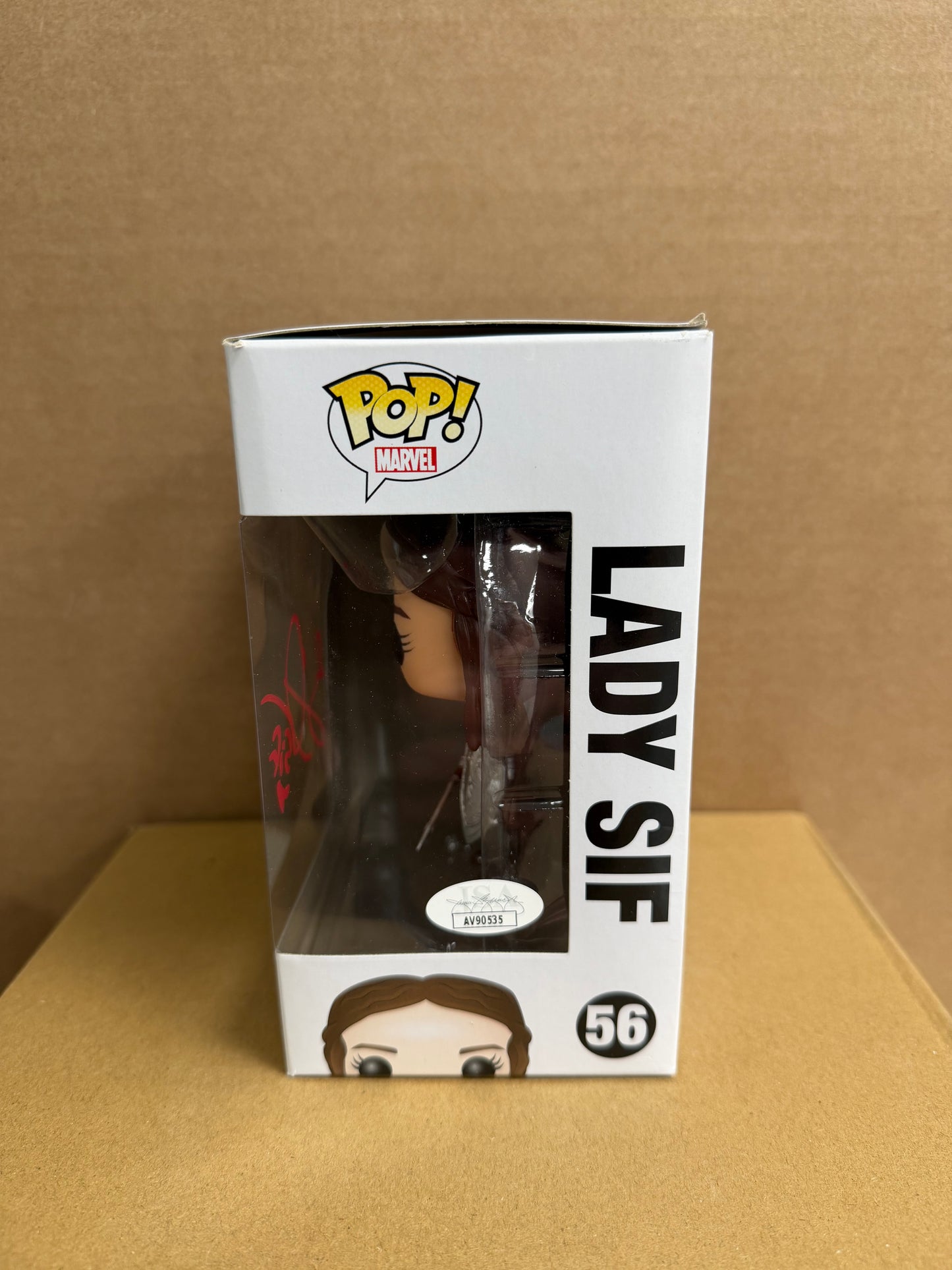 Funko Pop! Marvel Thor Lady Sif Signed Jaimie Alexander COA #56 WS