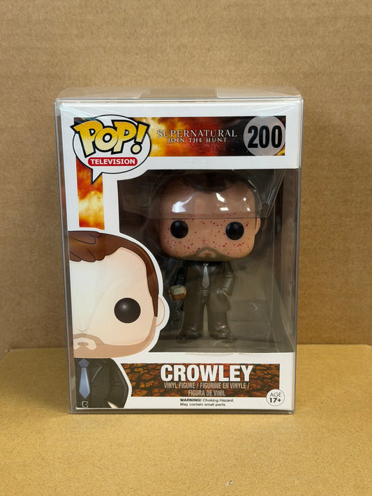 Funko Pop! Television Supernatural Crowley #200 Metallic Bloody