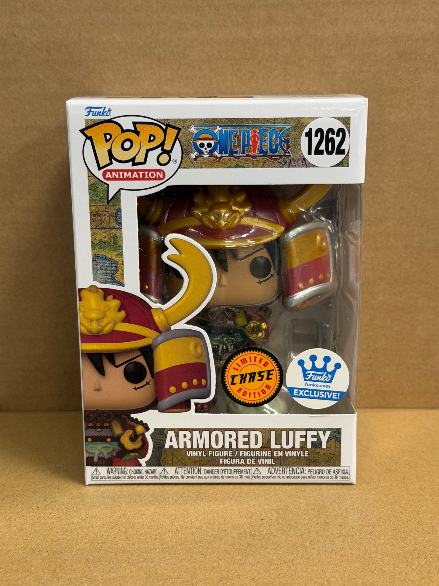 Funko Pop! Anime One Piece Armored Luffy Chase #1262 Exclusive