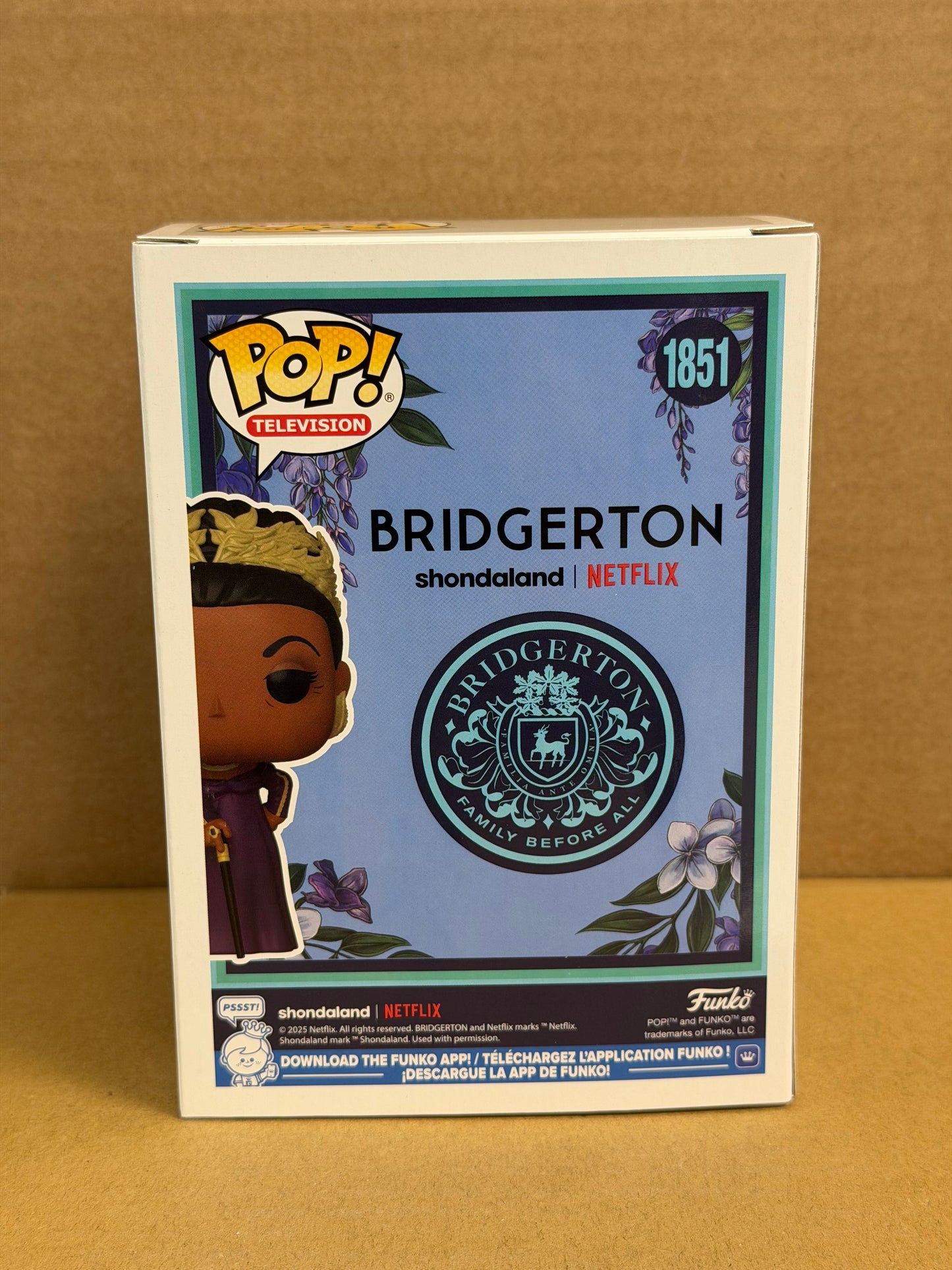 Funko Pop! Television Bridgerton Lady Danbury Signed Adjoah Andoh COA #1851