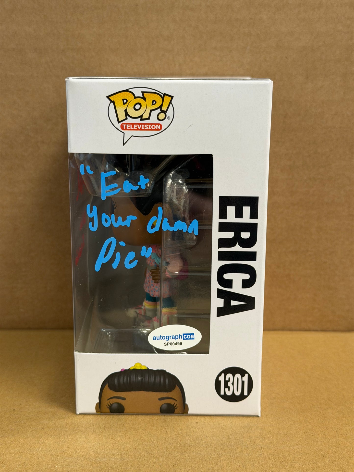 Funko Pop! Television Stranger Things Erica Sinclair Signed Priah Ferguson COA #1301