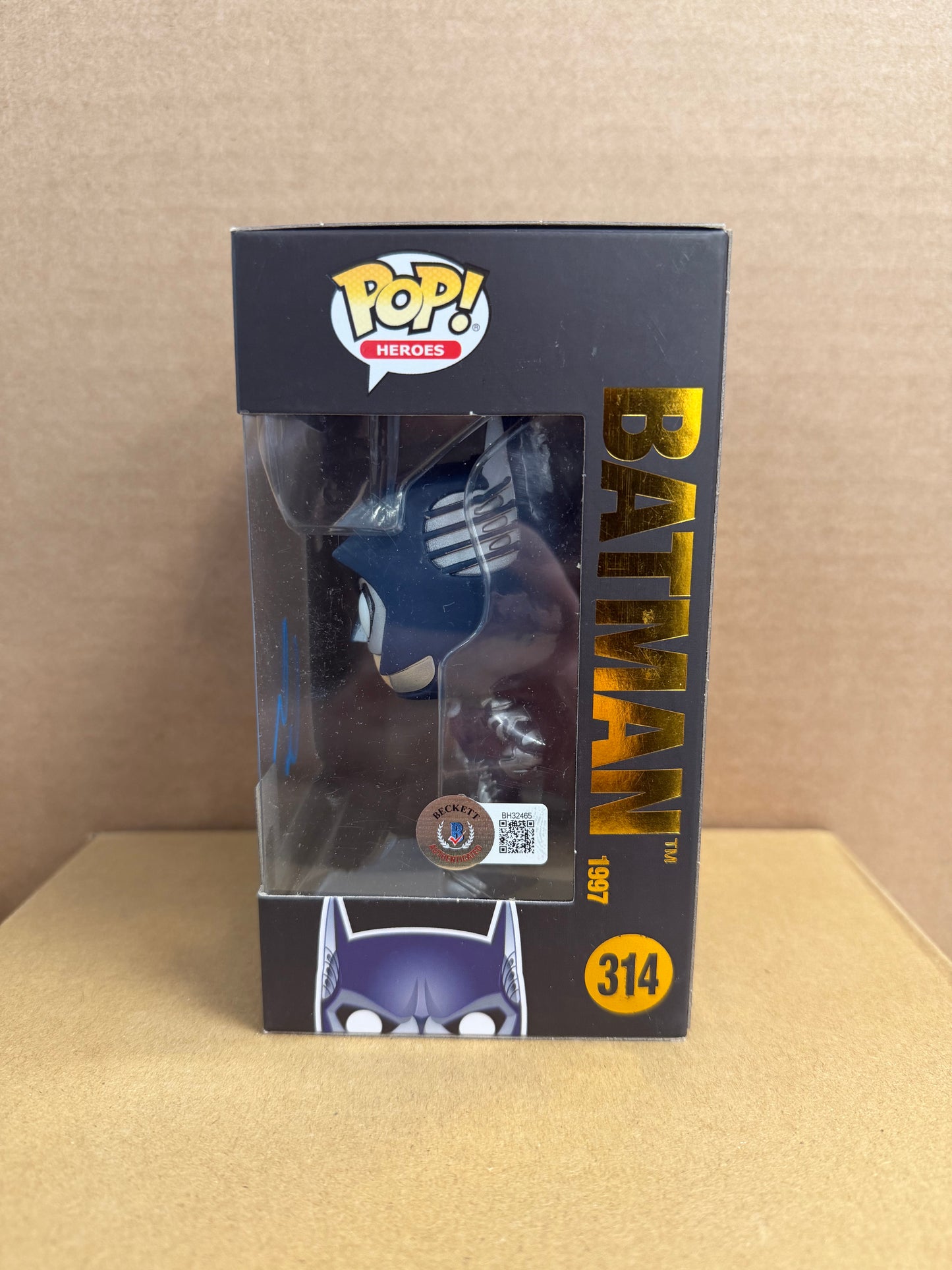 Funko Pop! DC! Batman #314 Signed By George Clooney COA WS