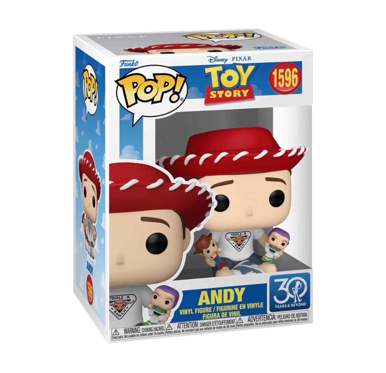 Funko Pop! Disney Toy Story Andy #1596 30th Anniversary