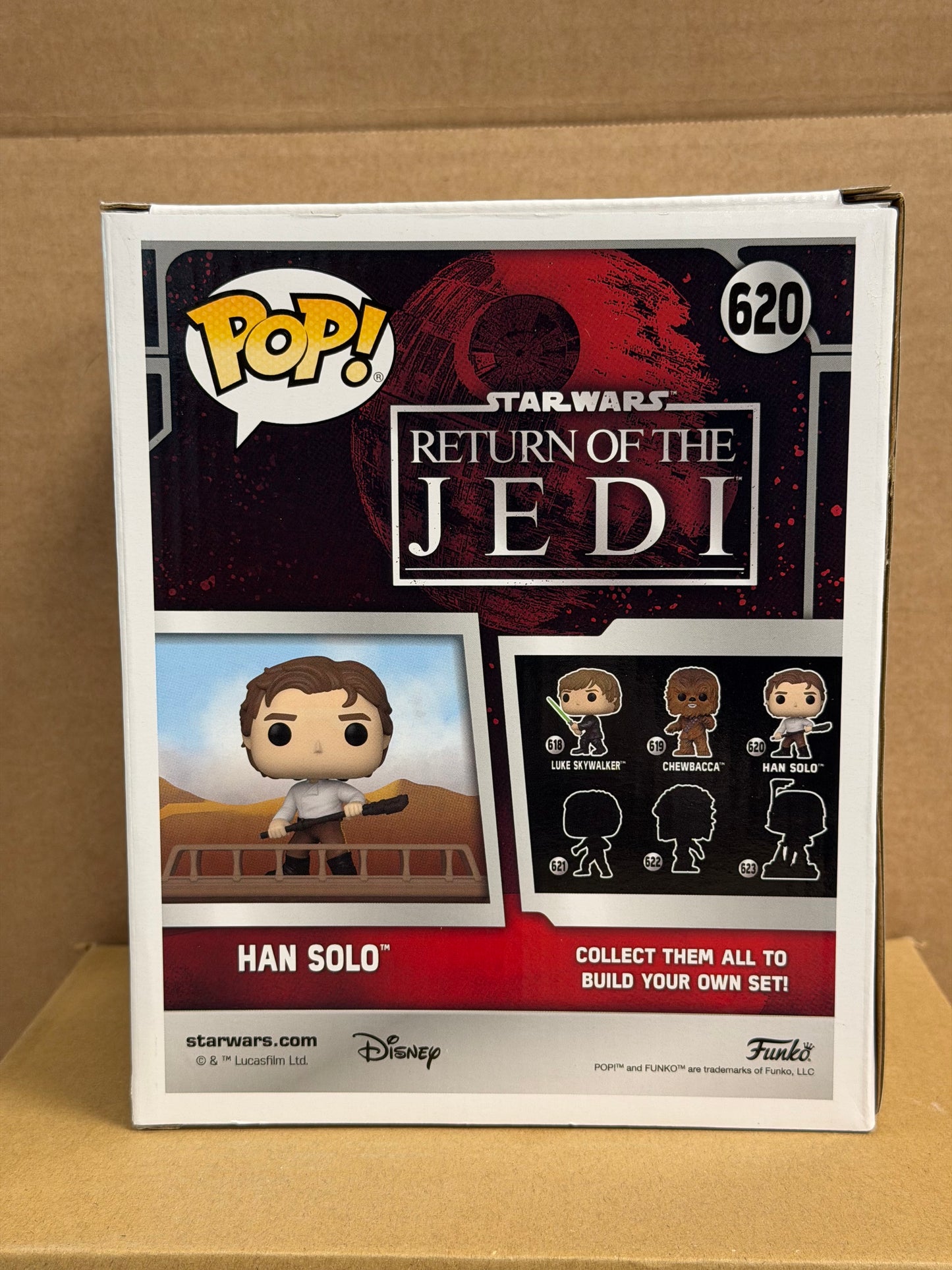 Funko Pop! Star Wars Jabba’s Skiff : Han Solo #620 Special Edition + Protector