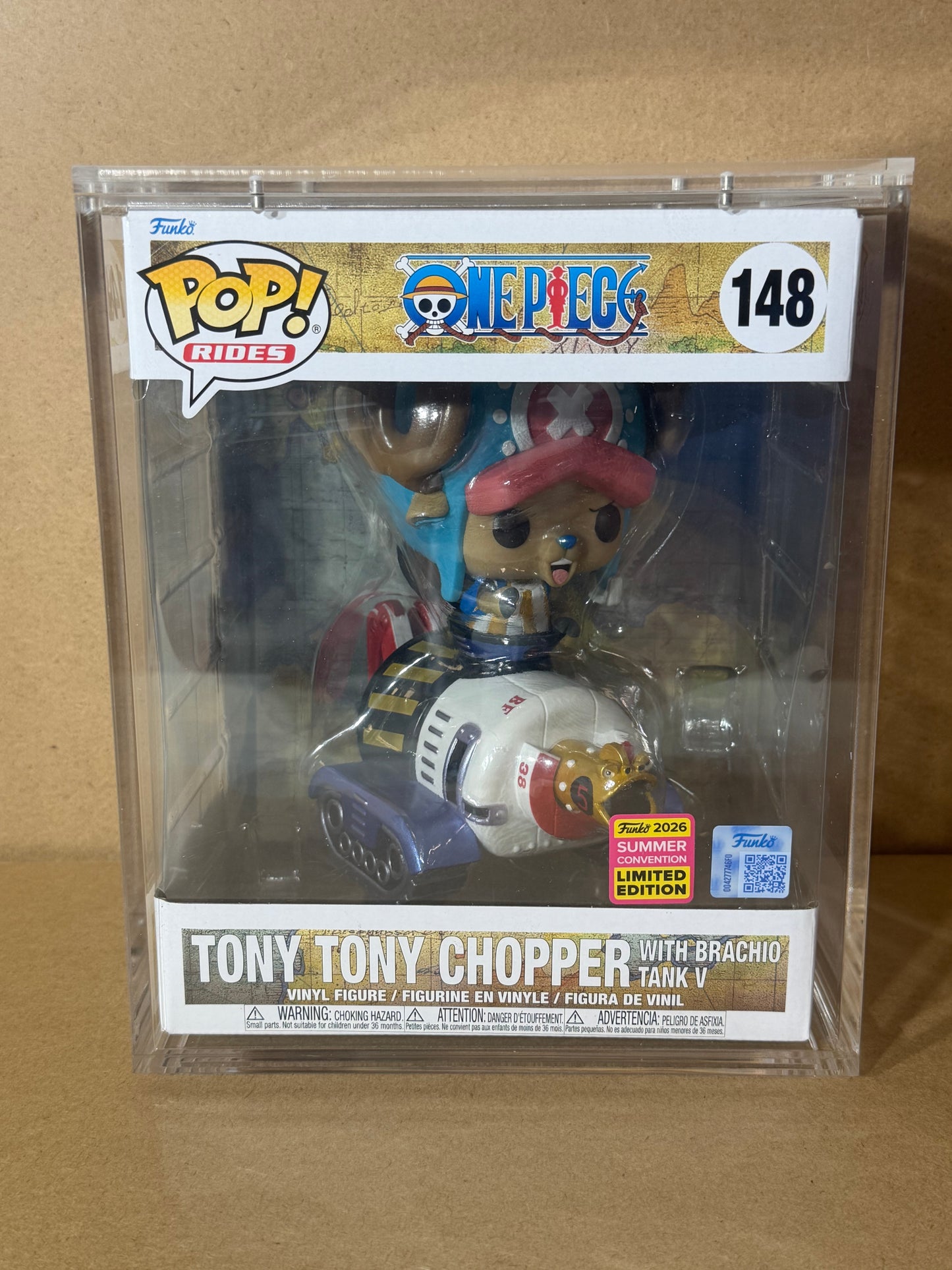 Funko Pop! Anime One Piece Tony Tony Chopper With Brachio Tank V #148 Free Mag Stack